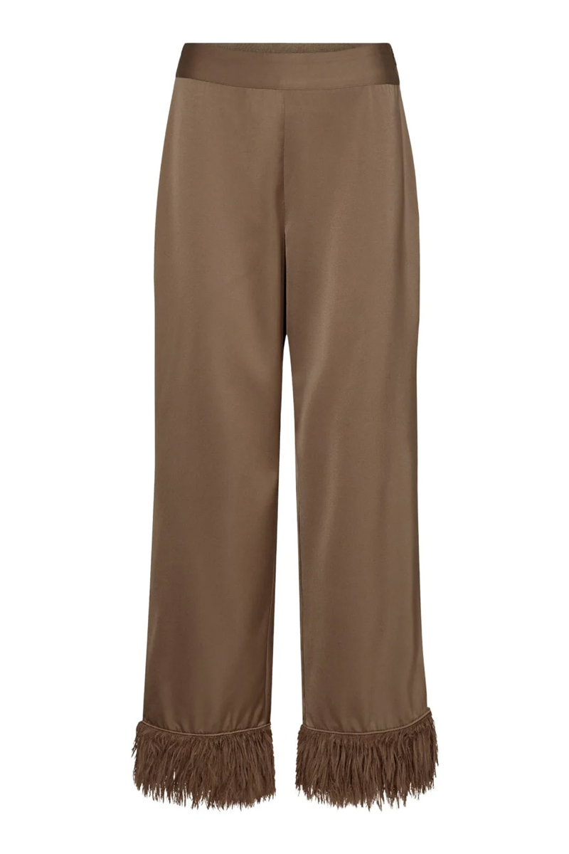 Dames broek bruin