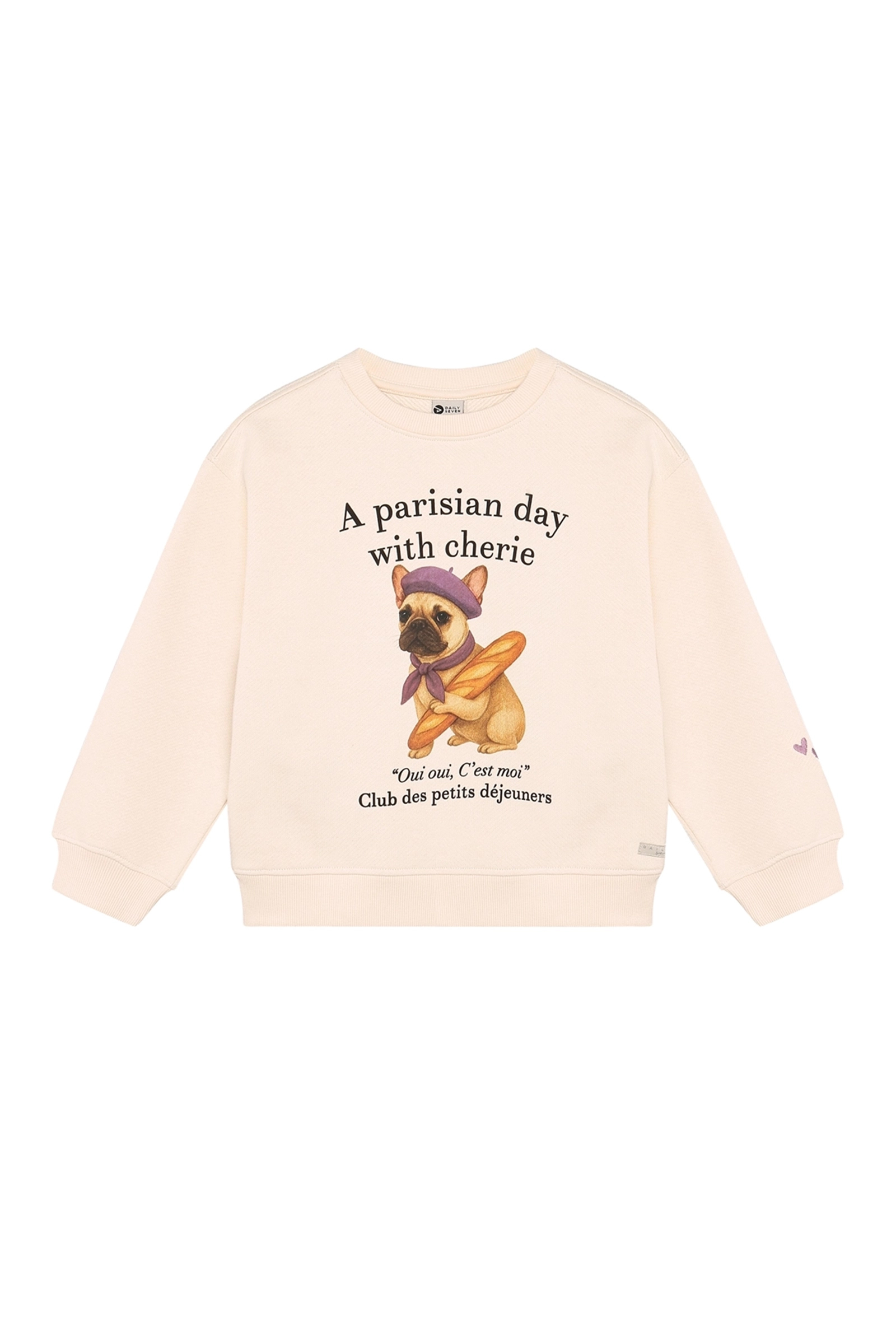 Meisjes sweater ecru