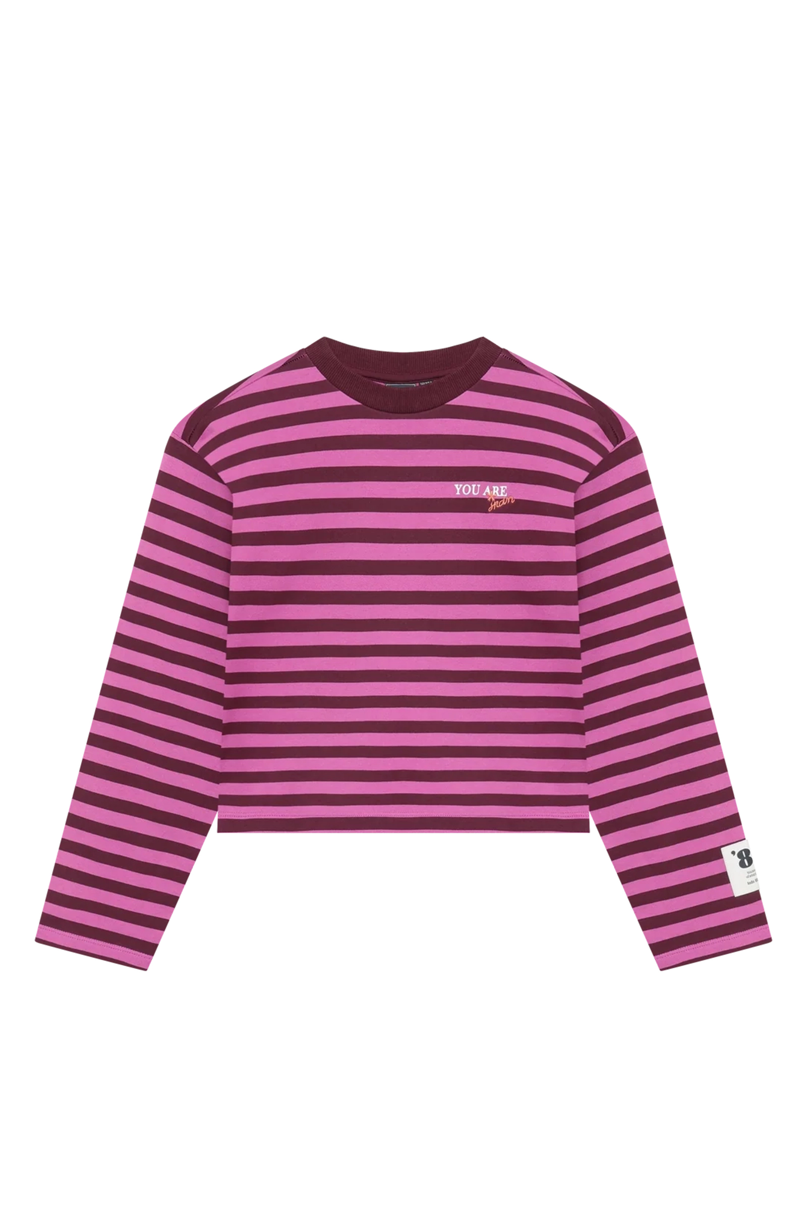 Meisjes t-shirt lange mouw rose
