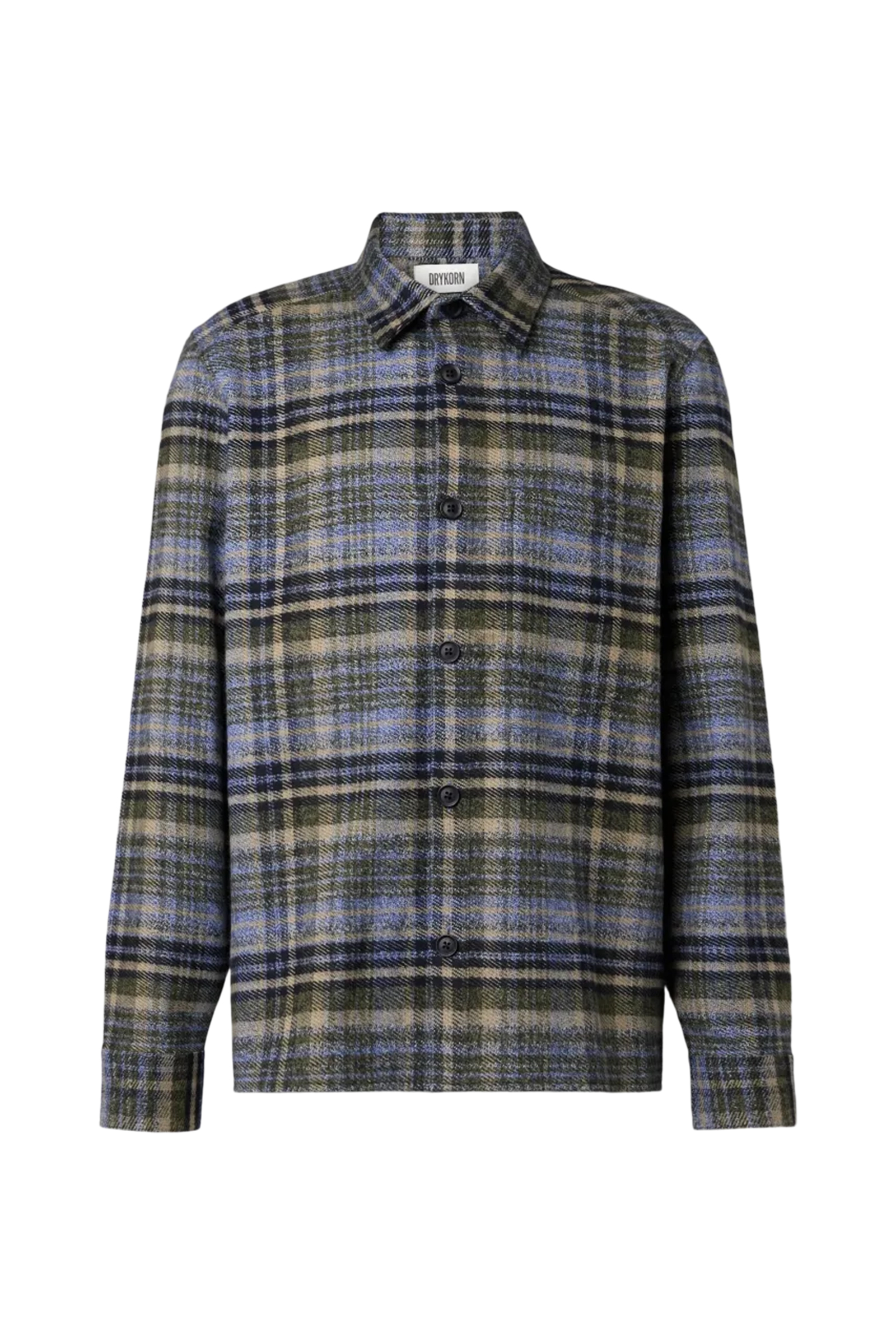 Heren overhemd lm casual groen
