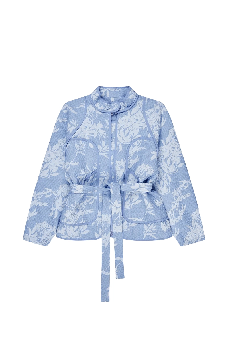 Dames jas blauw