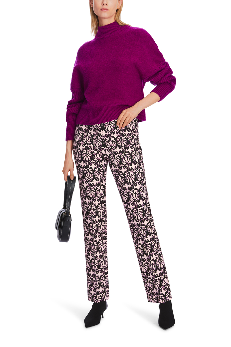 Dames twinset rose