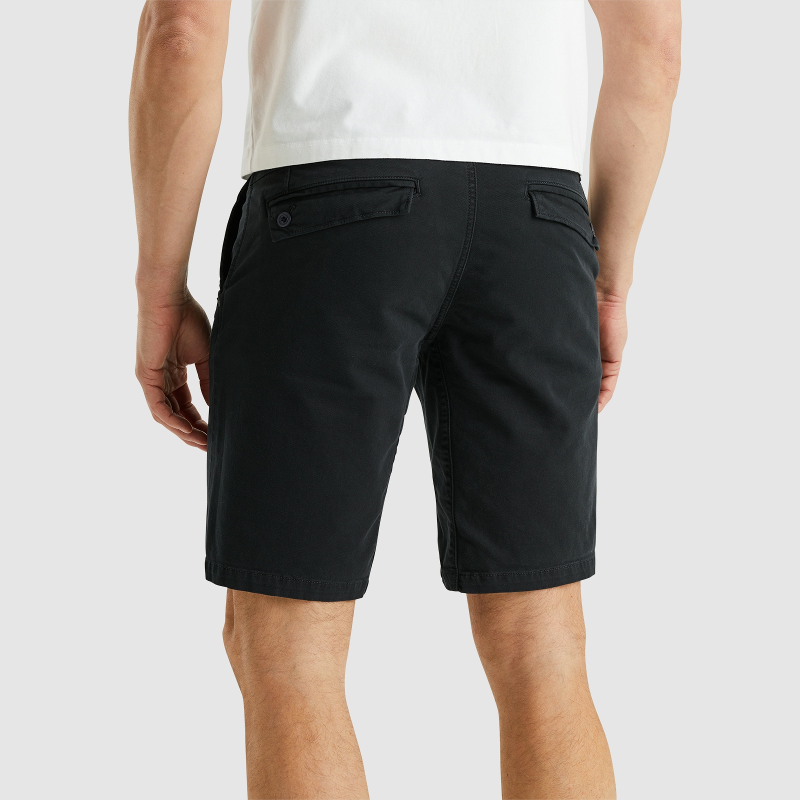 PME Legend TWIN WASP CHINO SHORTS FANCY STRUCTURED Blauw-1 2