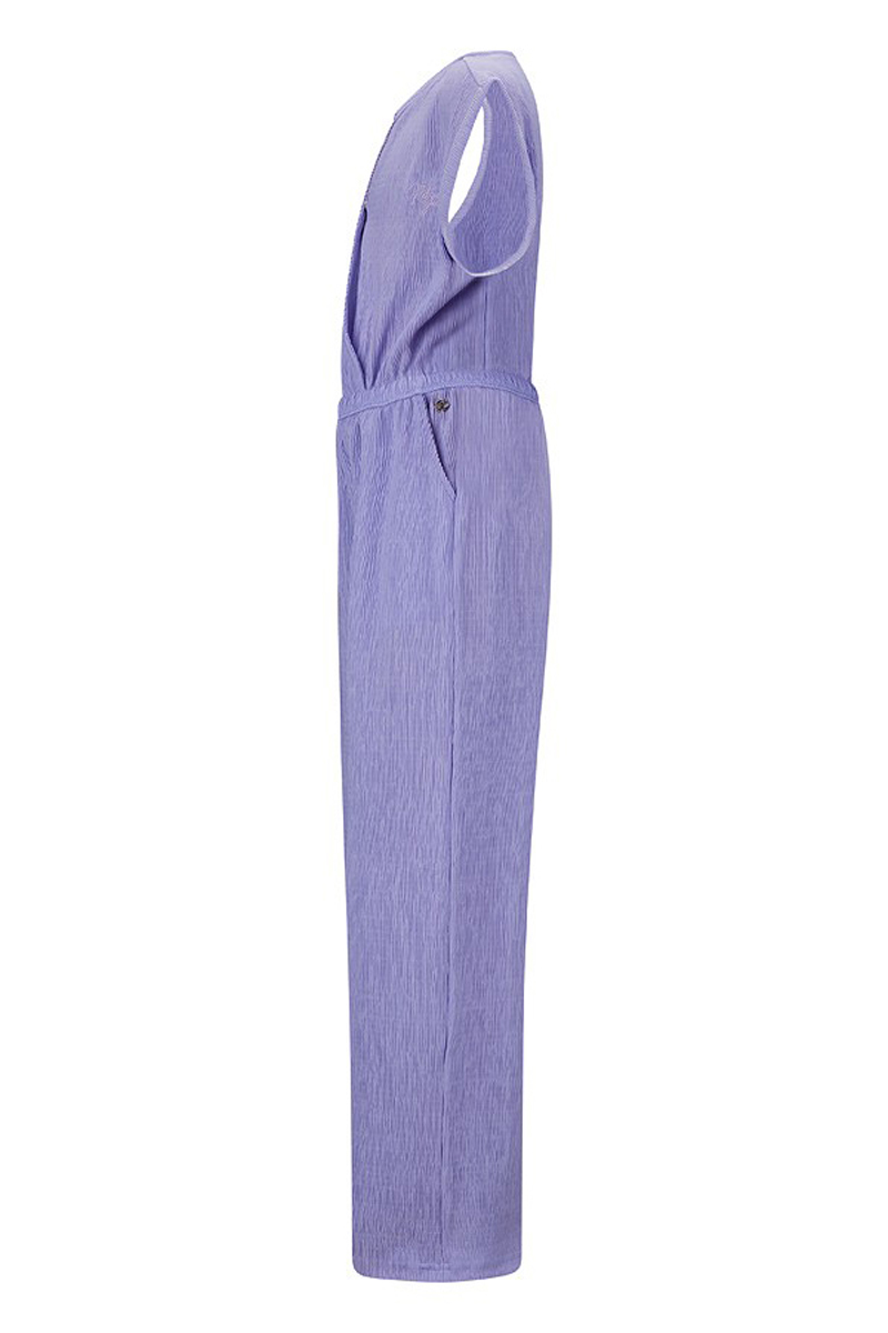 Meisjes jumpsuit/tuinbroek paars
