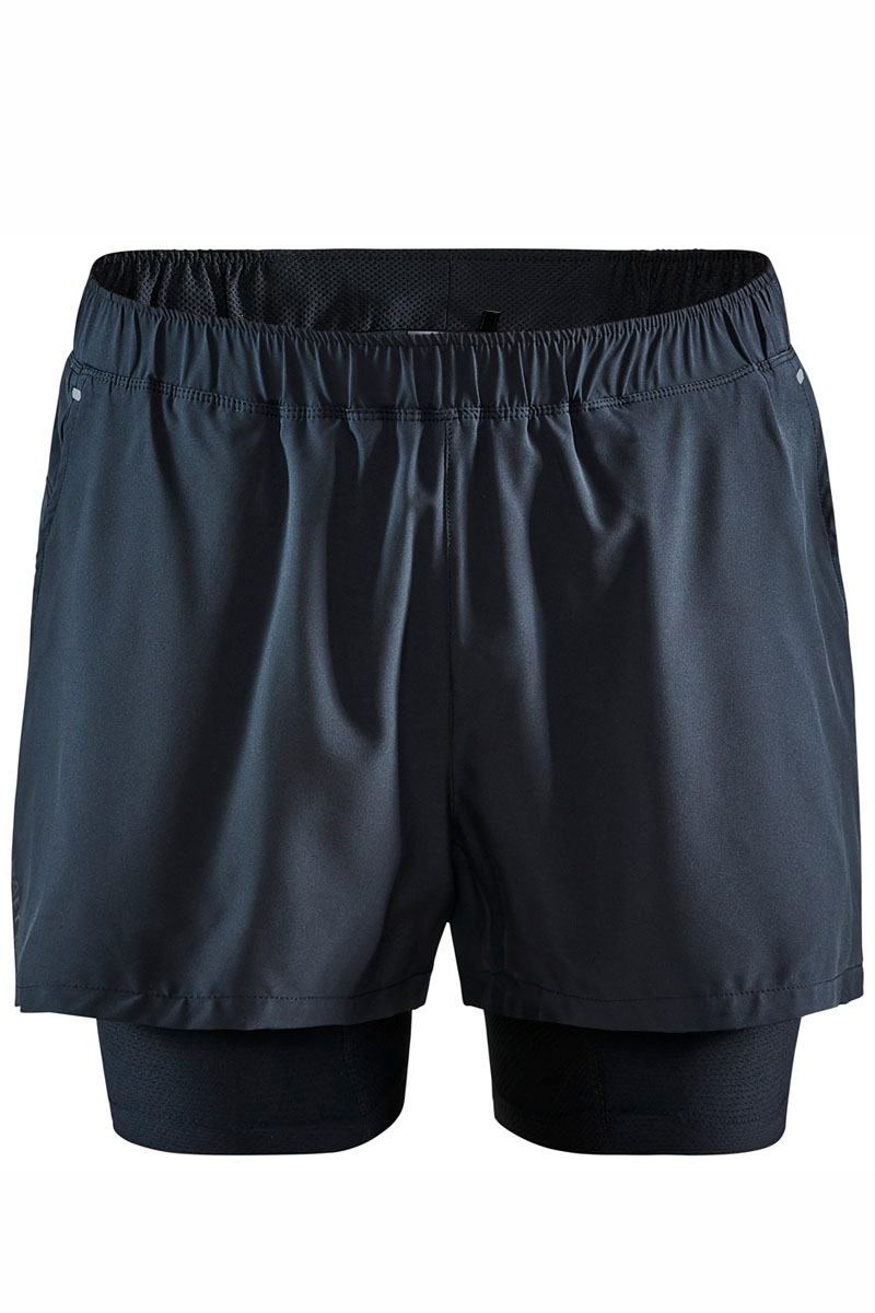 Craft ADV ESSENCE 2 IN 1 SHORT M Zwart-1 1