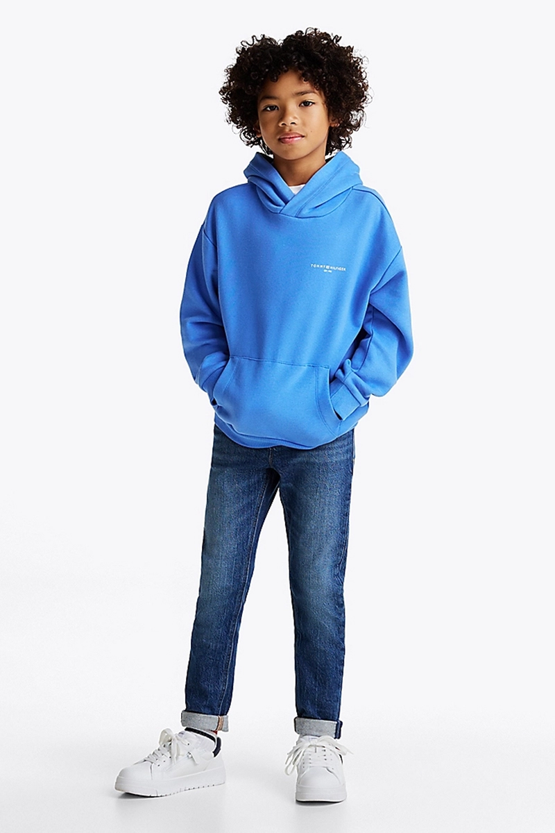 Jongens sweater blauw