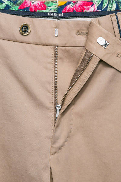 Hiltl H-Hose Baumwolle lang bruin/beige-2 3