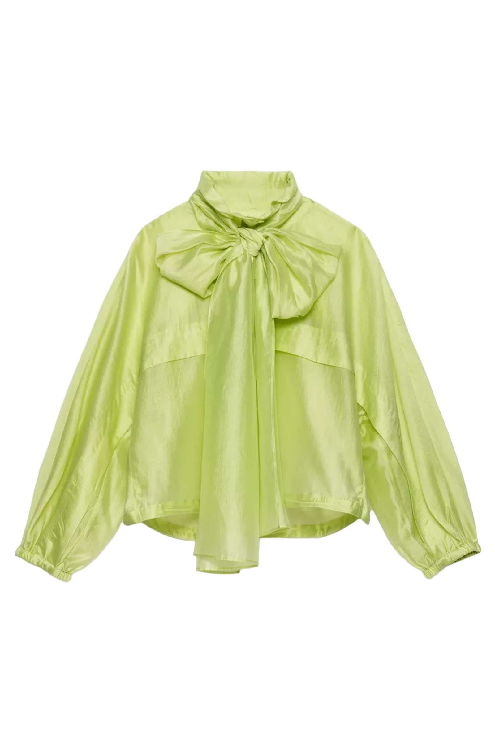 Dames blouse korte mouw groen