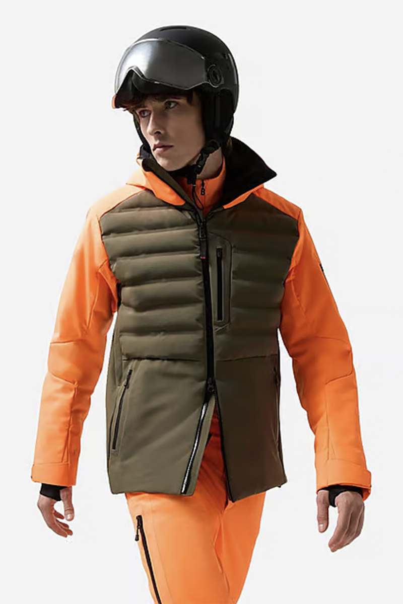 Wintersport heren jack groen