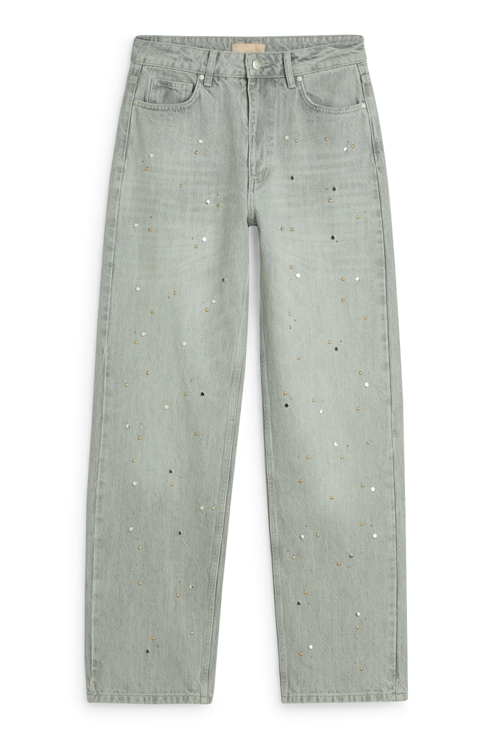Dames jeans grijs