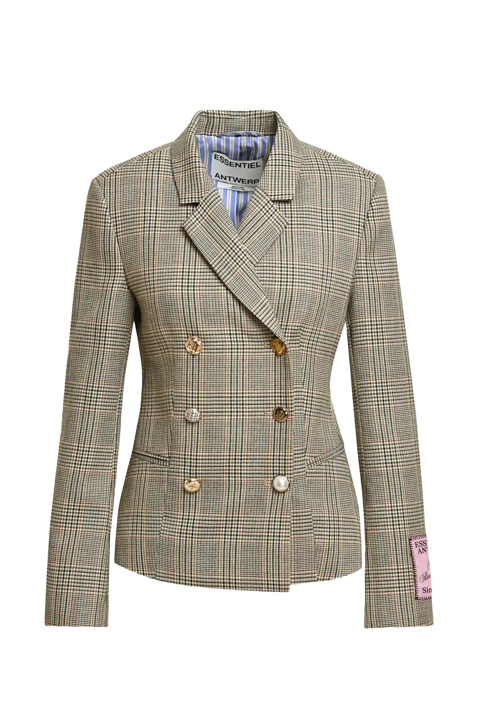 Dames blazer bruin