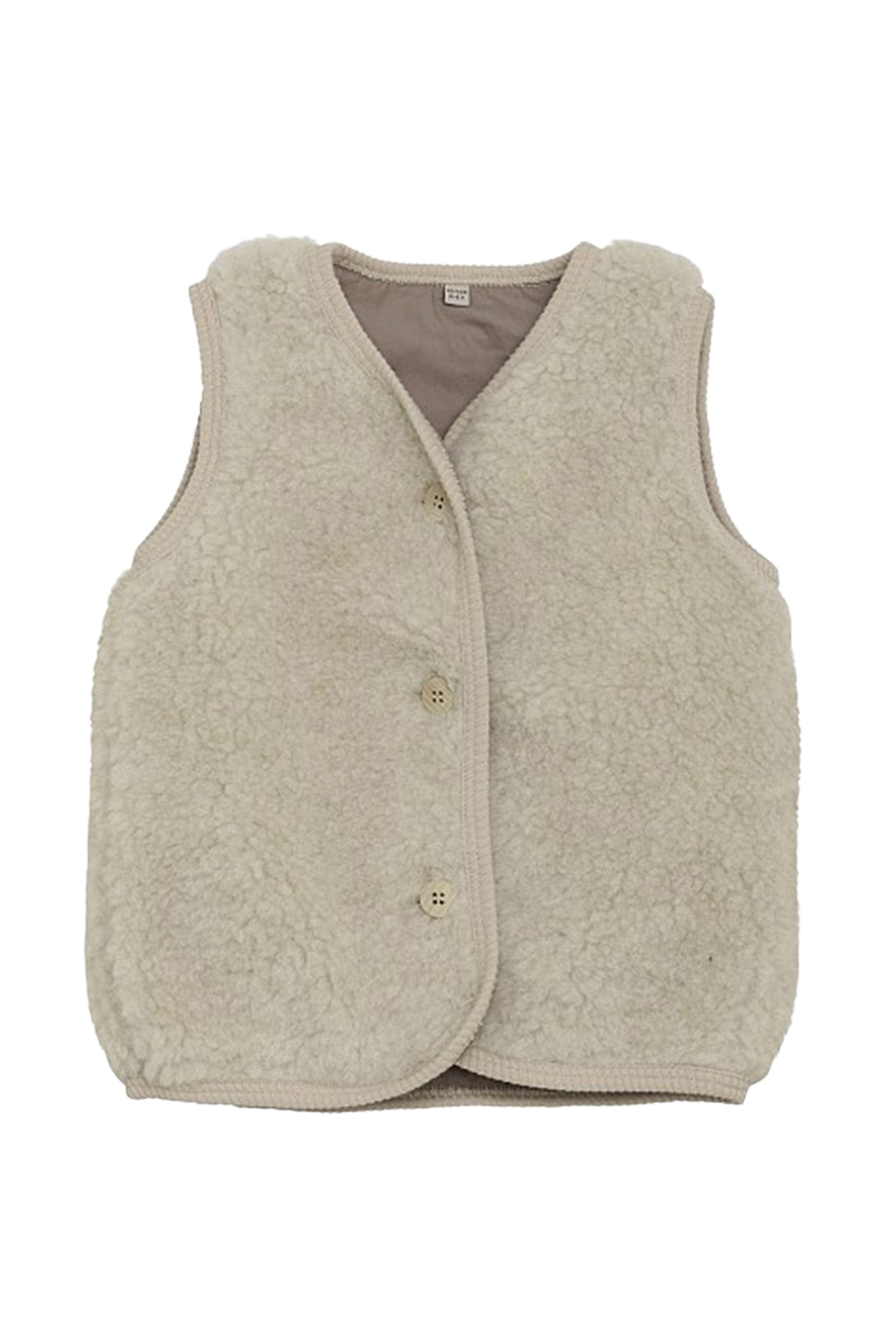 Meisjes gilet bruin