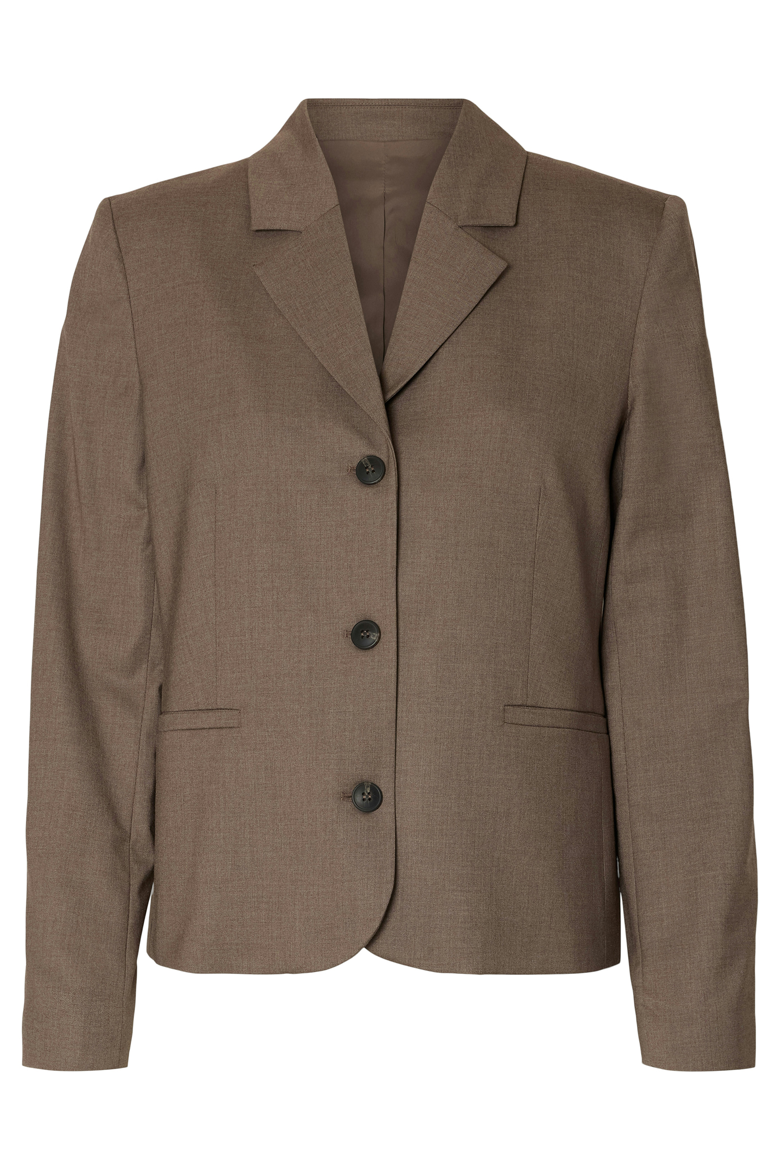 Dames blazer bruin