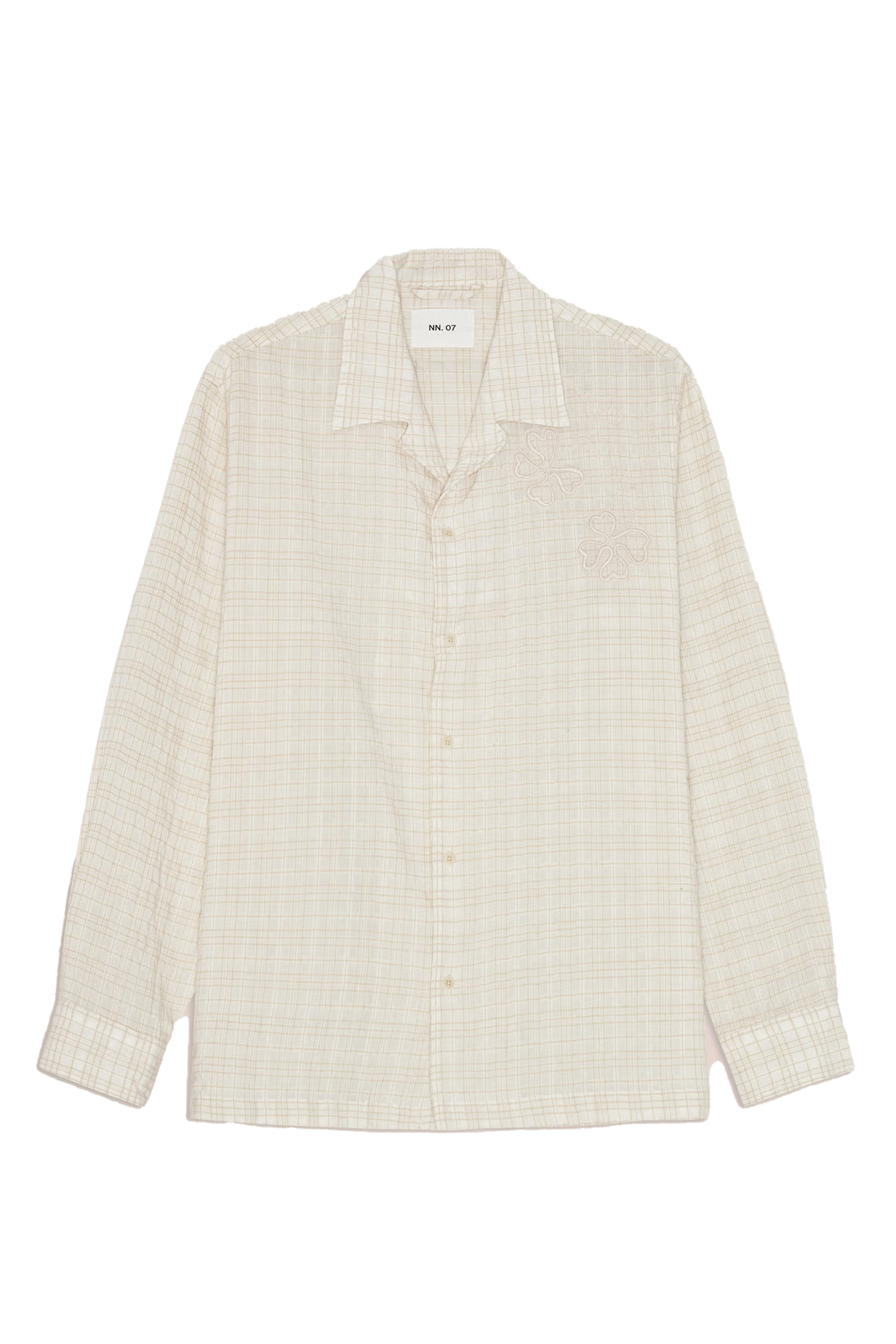 Heren overshirt ecru