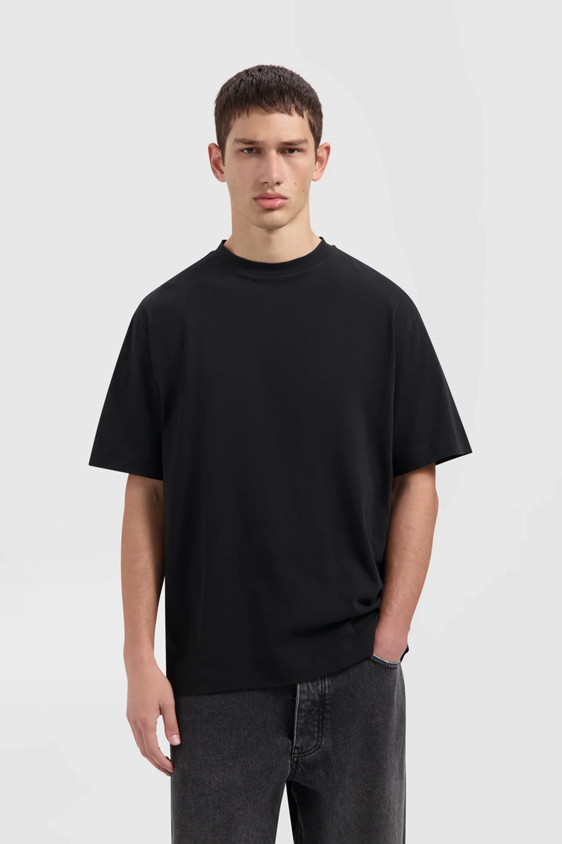 Heren t-shirt kortemouw zwart