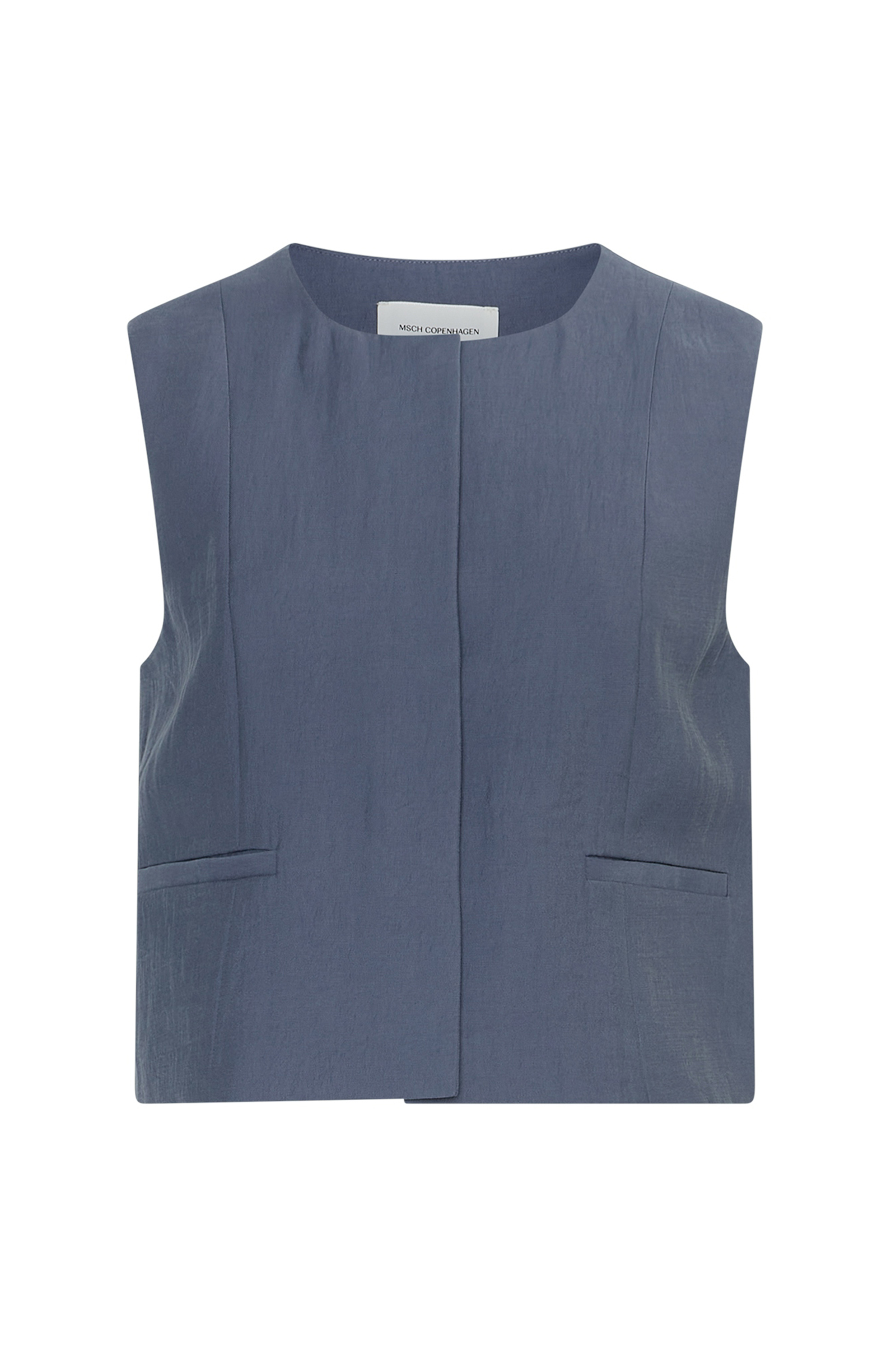 Dames gilet blauw