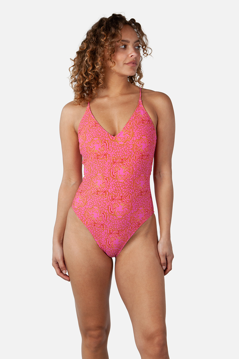Barts Ailotte Plunge One Piece hot pink 2