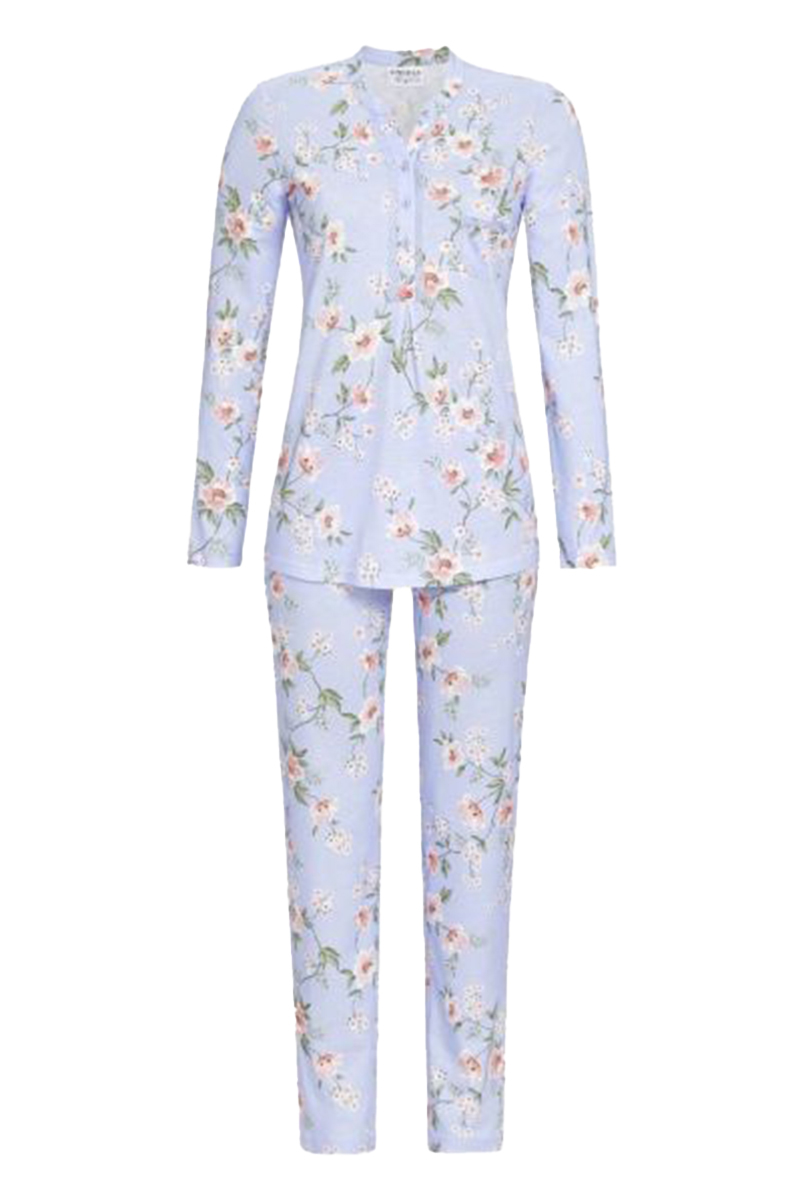Ringella Nachtmode dames pyjama Blauw-1 1
