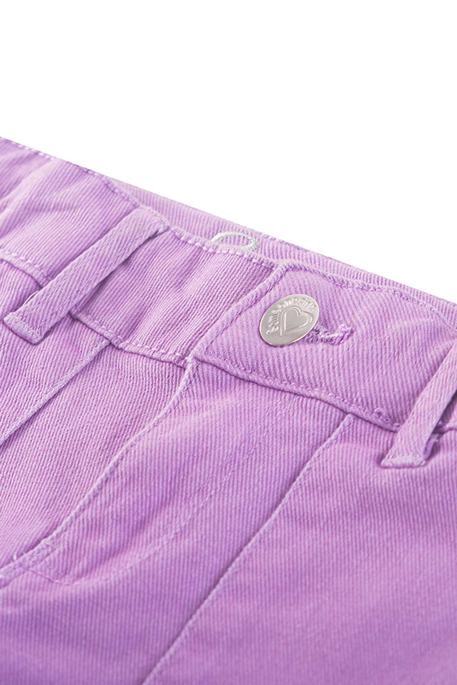 Meisjes jeans paars