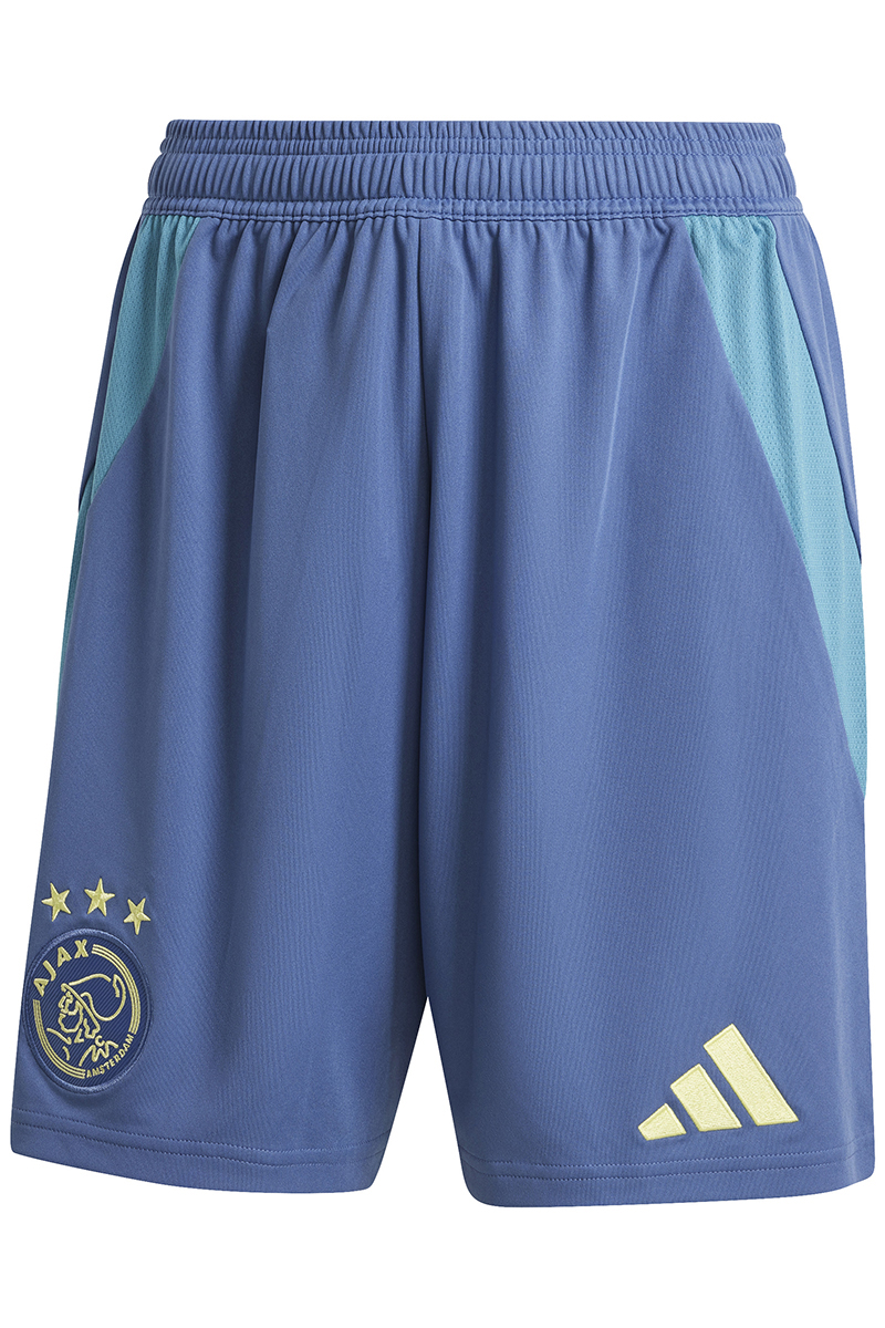 Voetbal heren short replica blauw