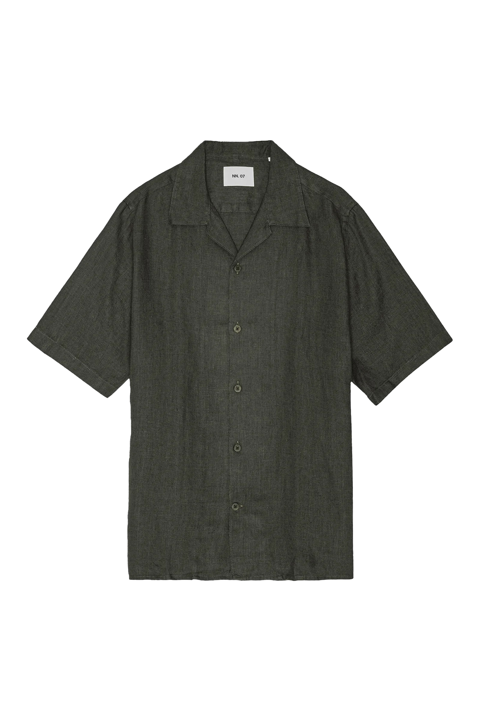 Heren overhemd km casual groen