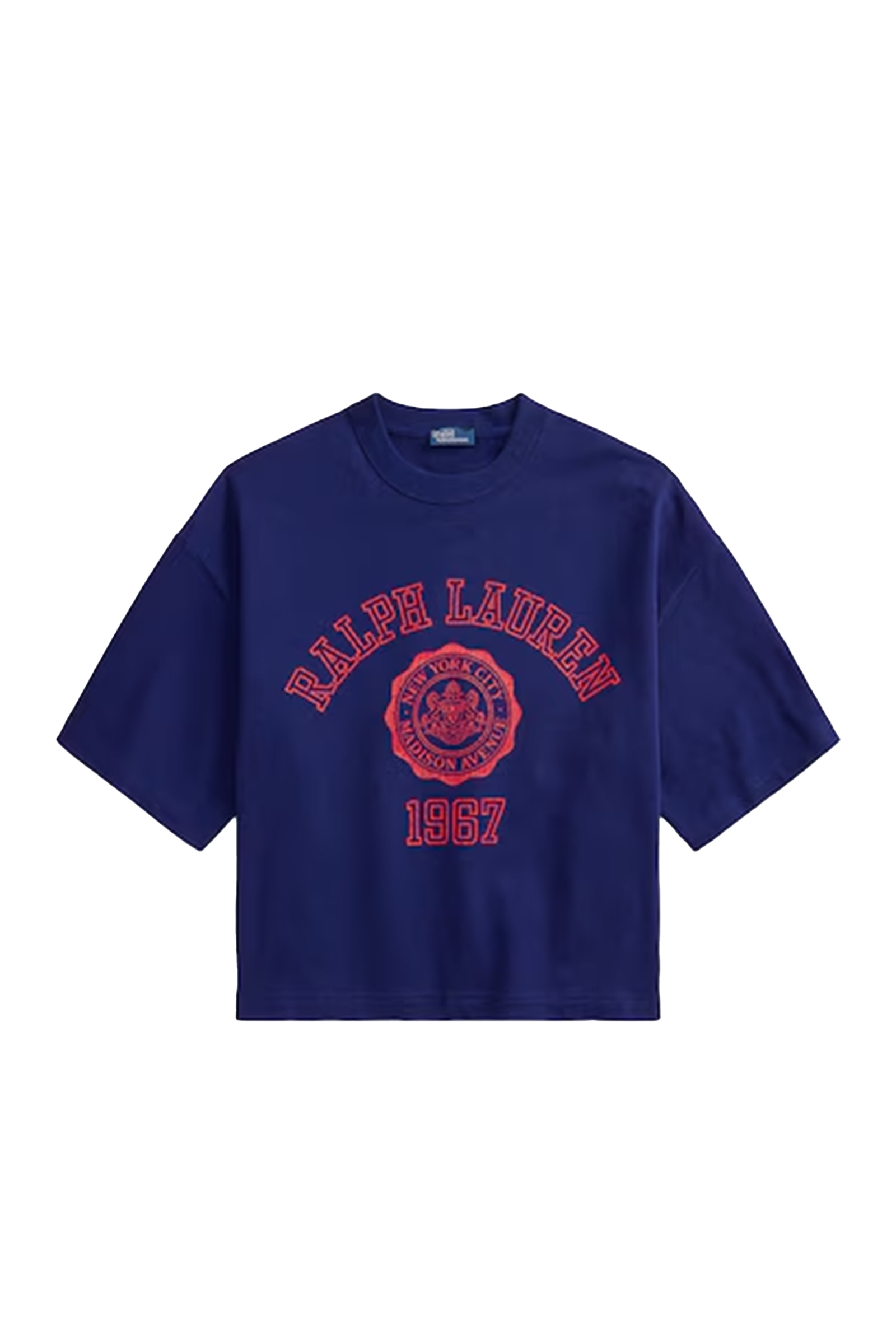 Dames t-shirt korte mouw blauw