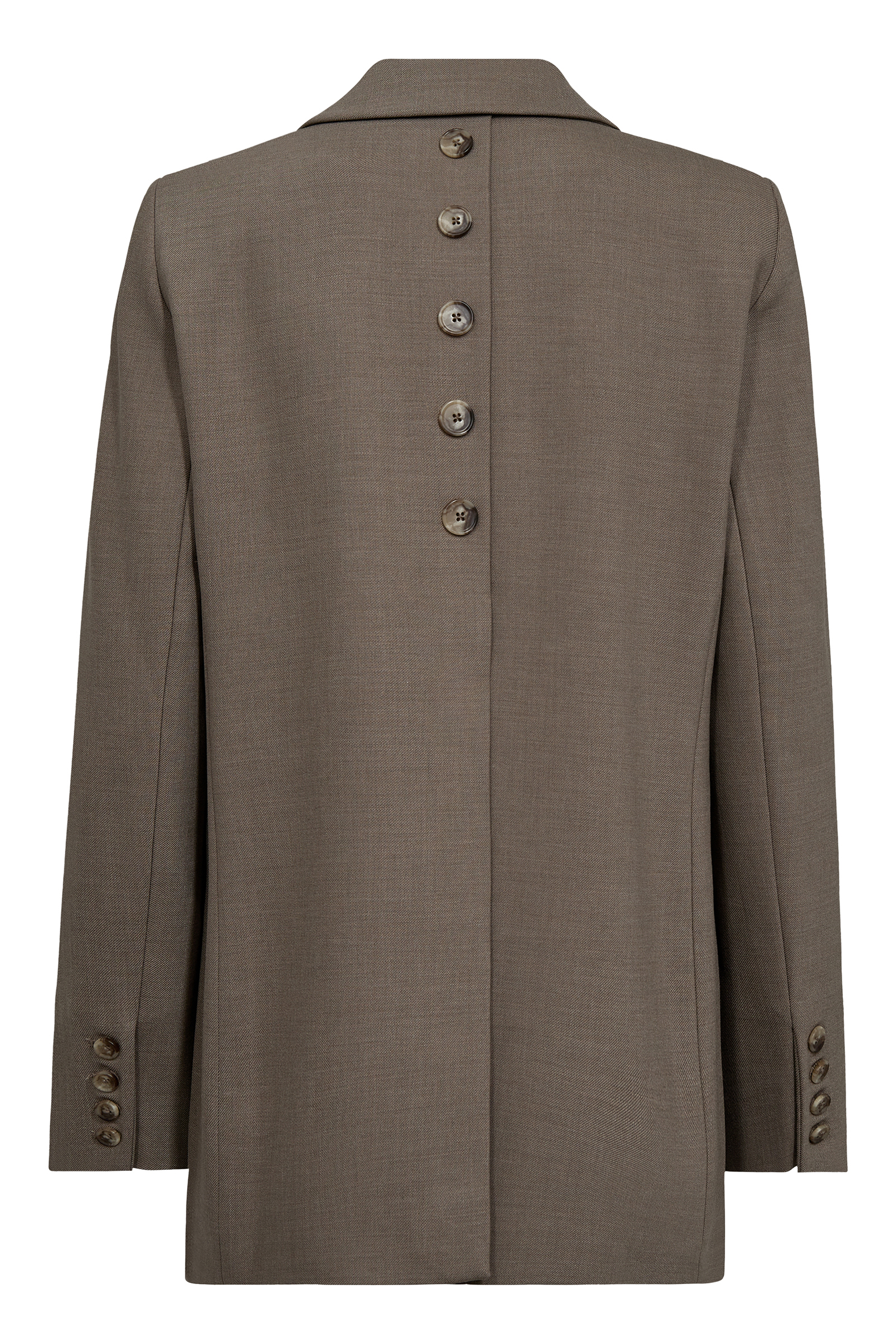 Dames blazer bruin