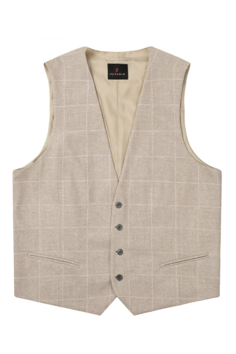 Heren gilet bruin