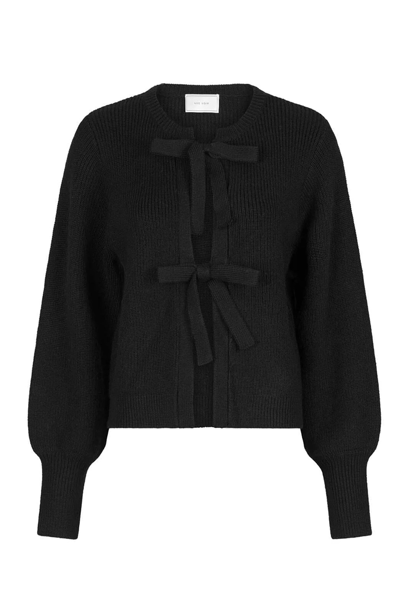 Neo Noir Muscado Knit Cardigan Zwart-1 1