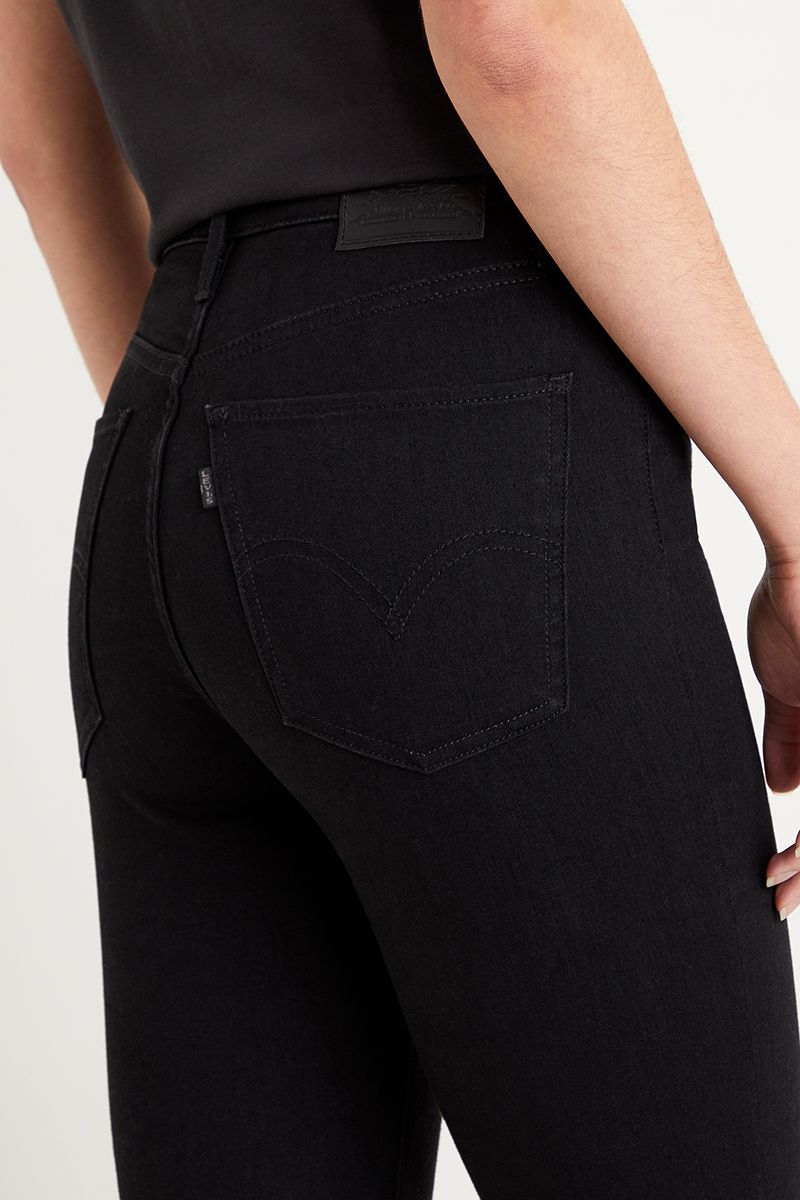Levi's mile high super skinny Zwart-1 3