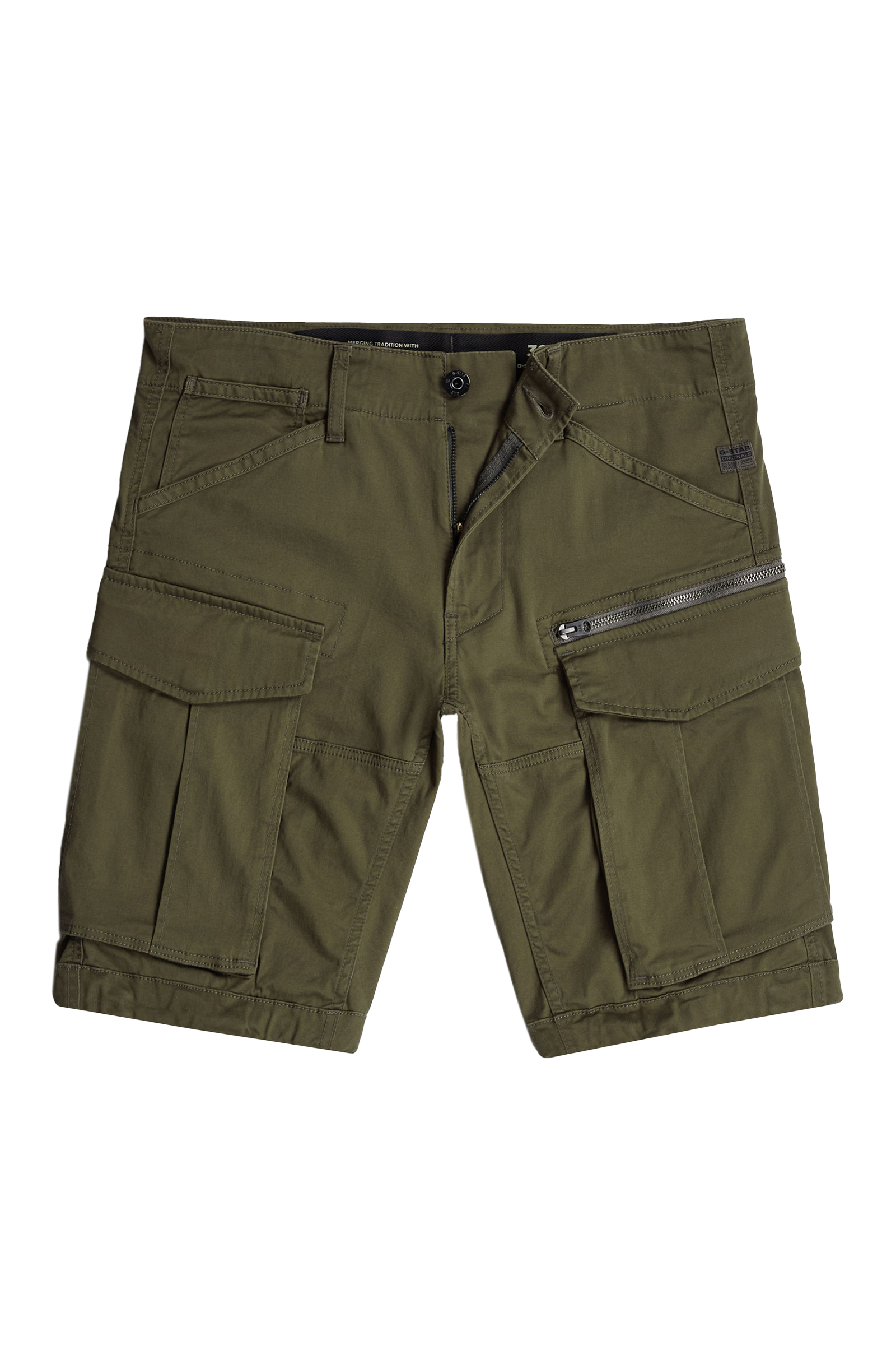 Heren short grijs