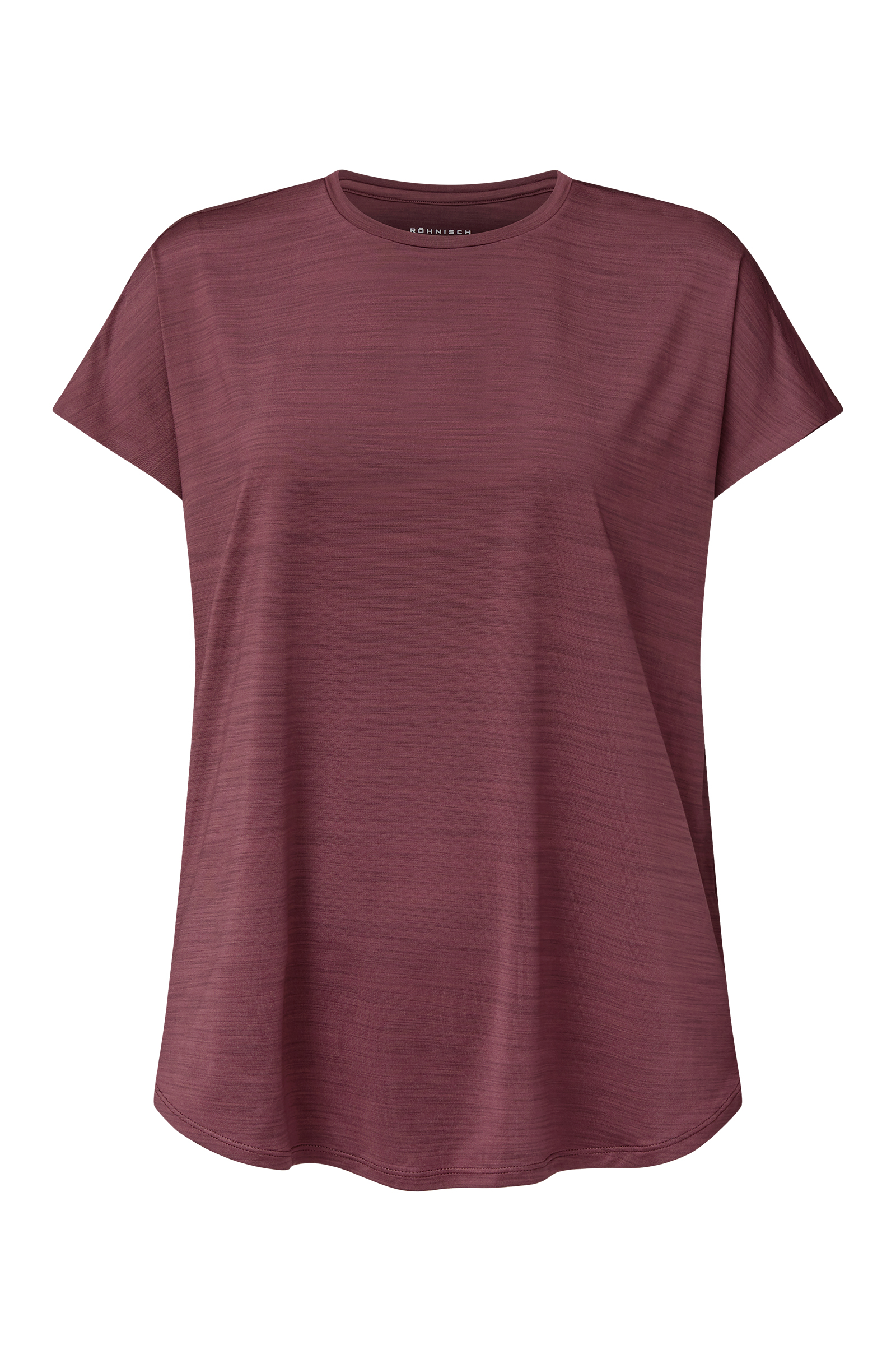 Fitness dames t-shirt km rood