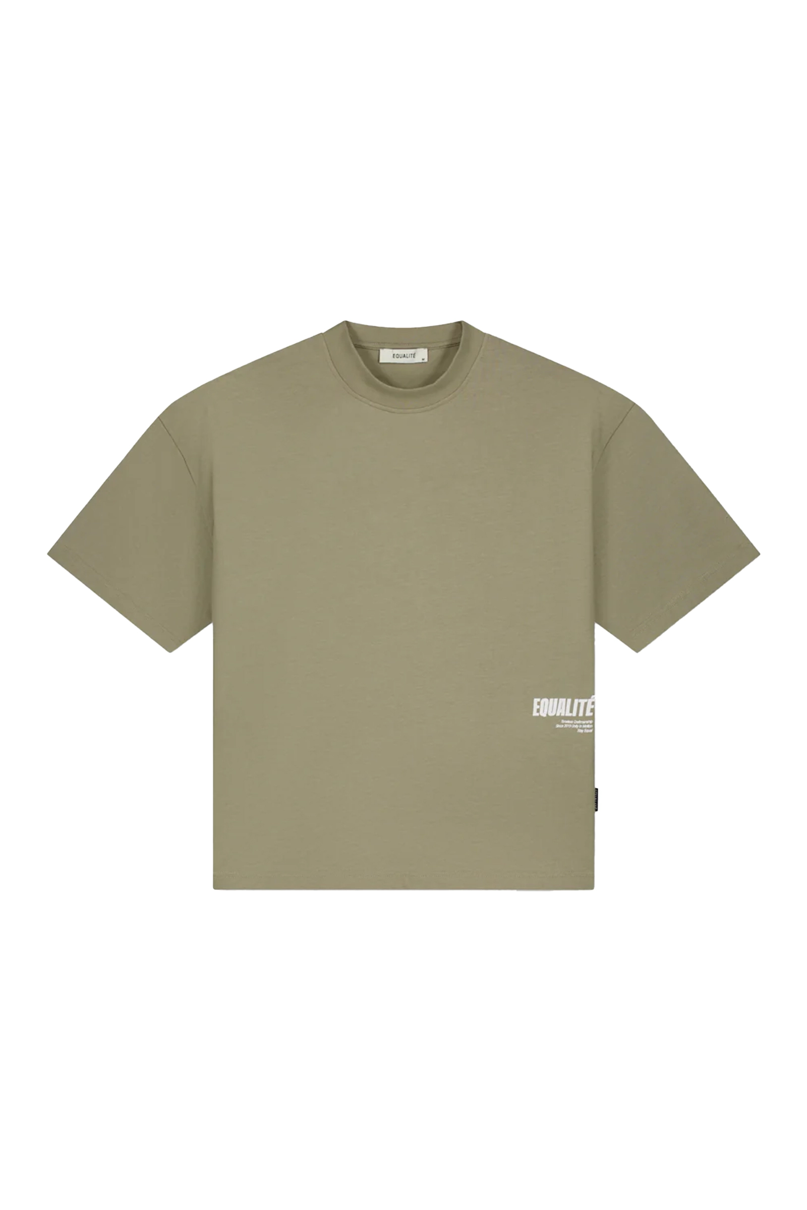 Heren t-shirt kortemouw bruin