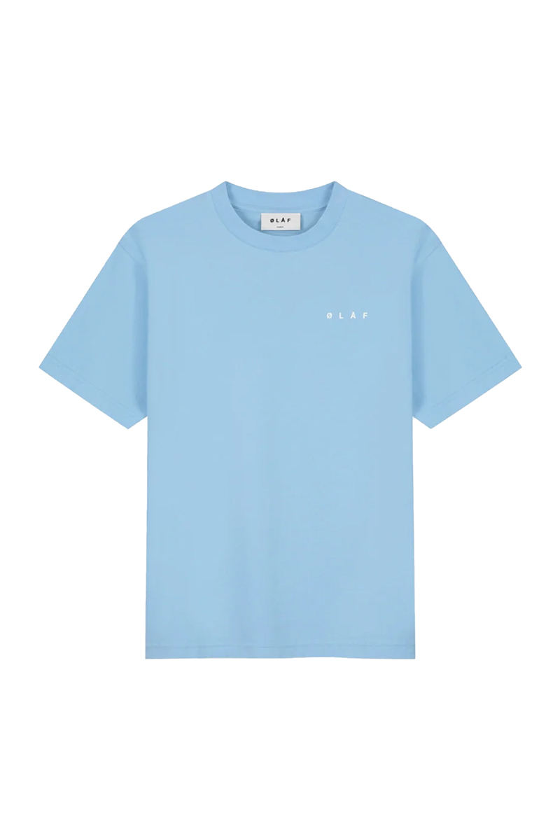 Heren t-shirt kortemouw blauw