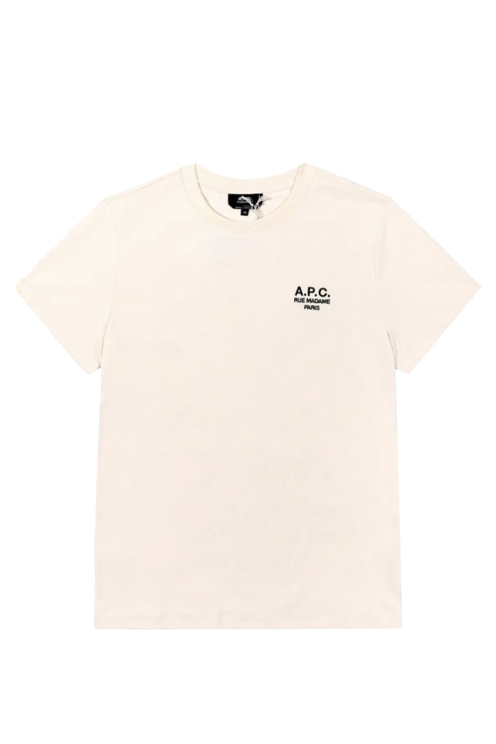 Heren t-shirt kortemouw ecru