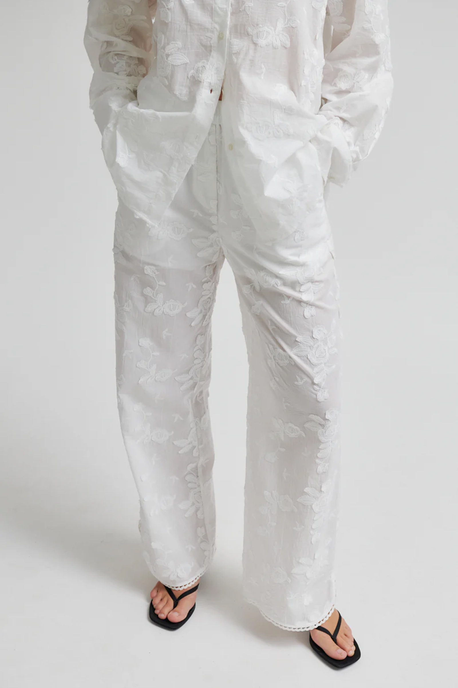 Dames broek wit
