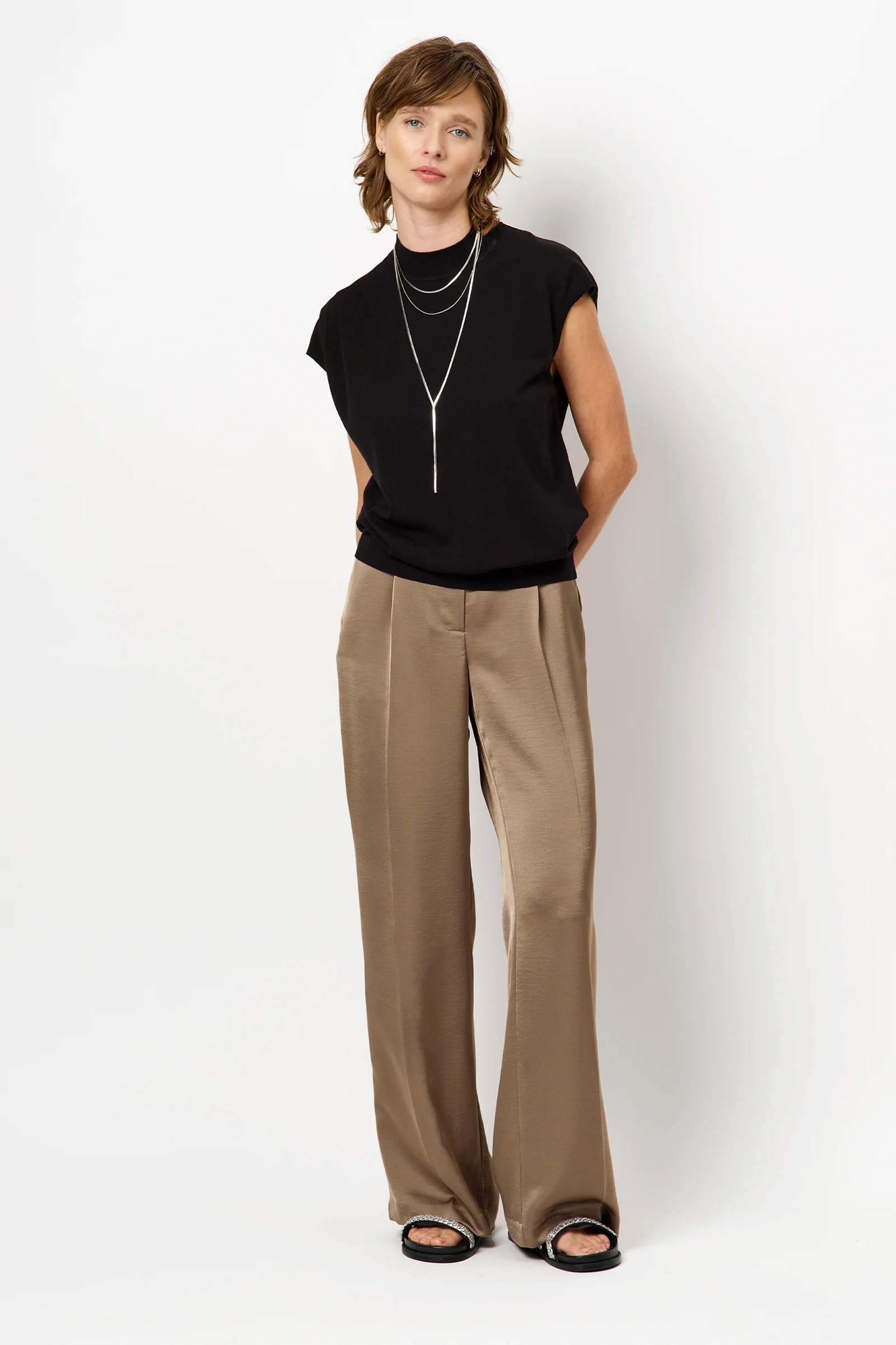 Dames top zwart