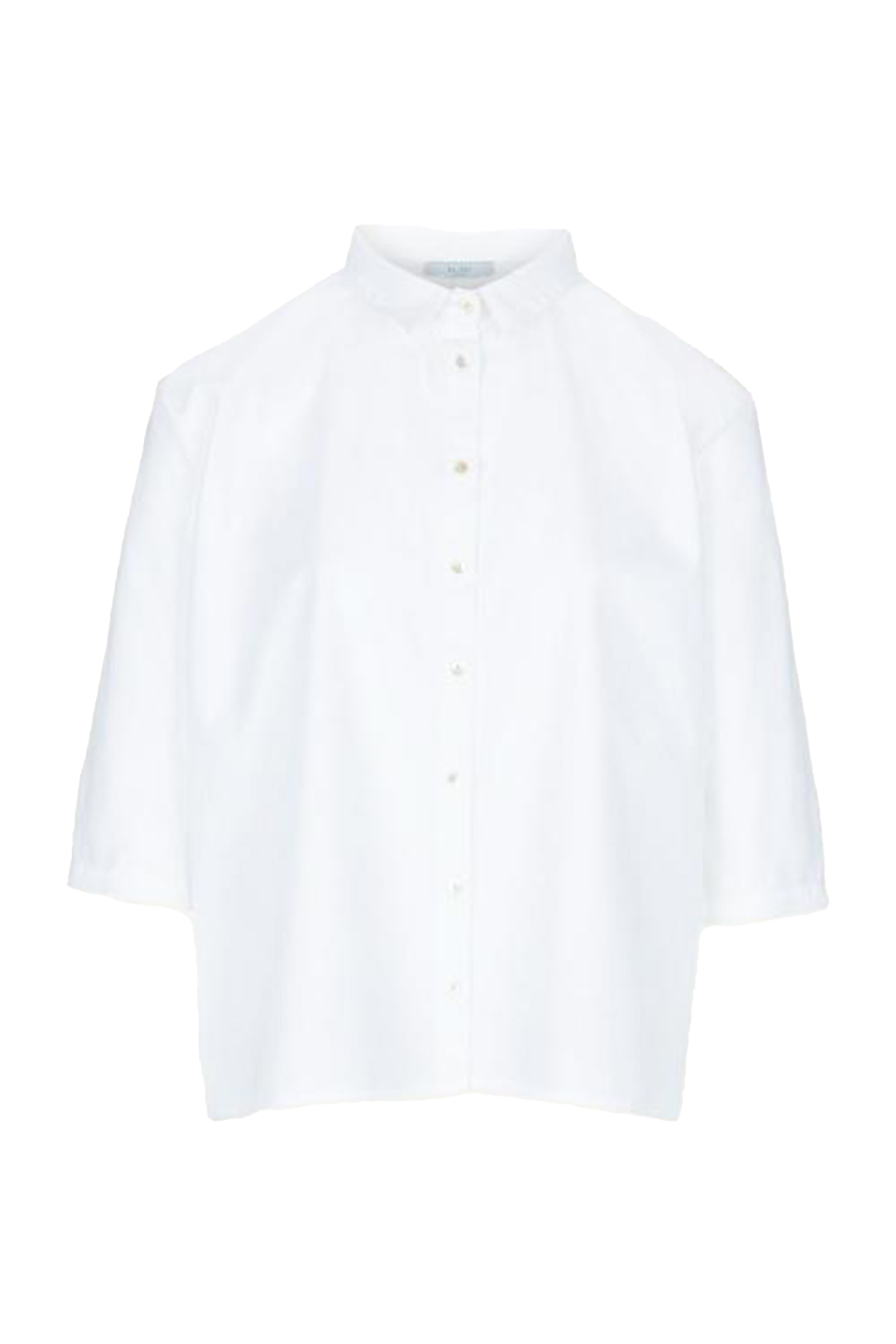 Dames blouse korte mouw wit