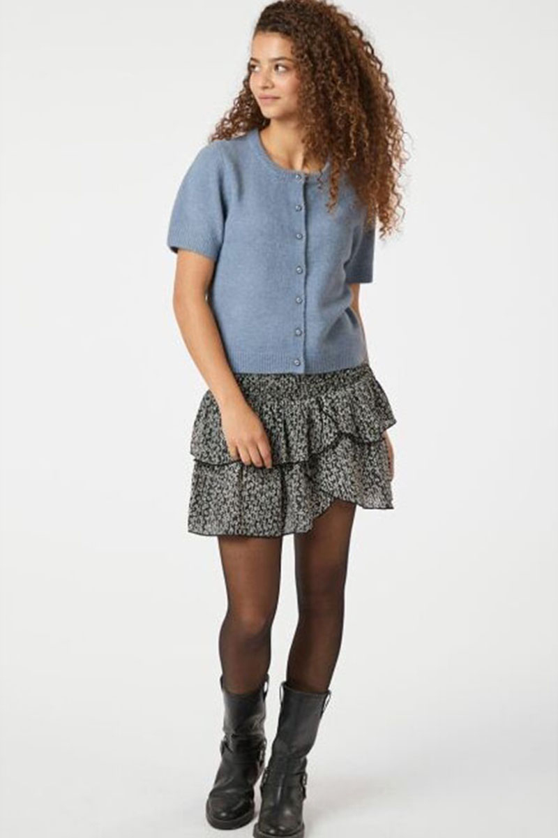 Neo Noir Mitta knit cardigan Blauw-1 2