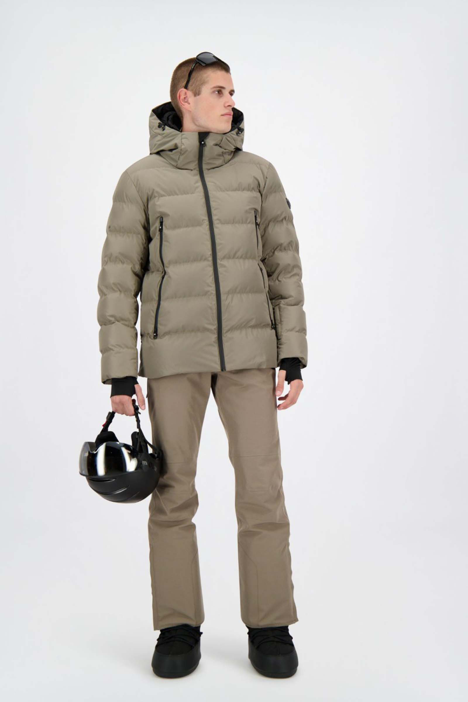 Wintersport heren jack bruin