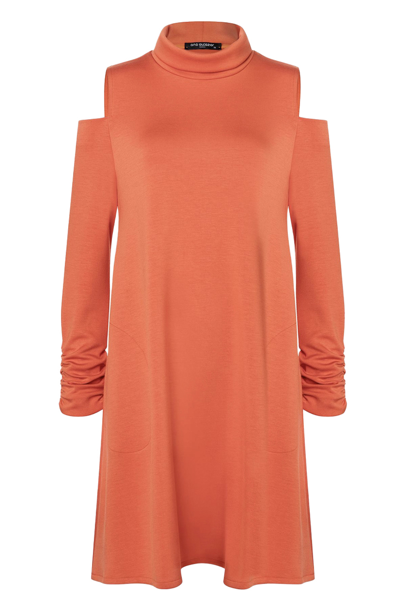 Dames jurk oranje