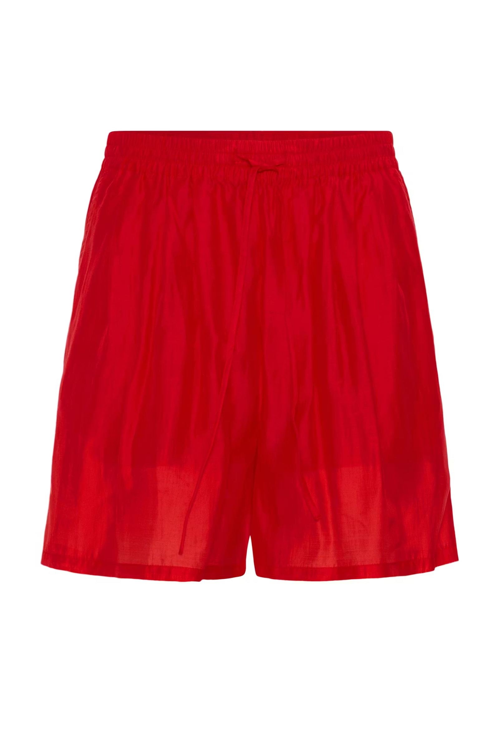 Dames short rood