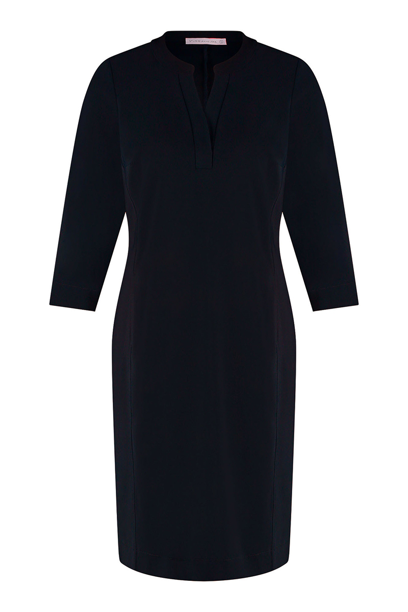 Studio Anneloes Jurken 94785 Blauw Simplicity dress stretch