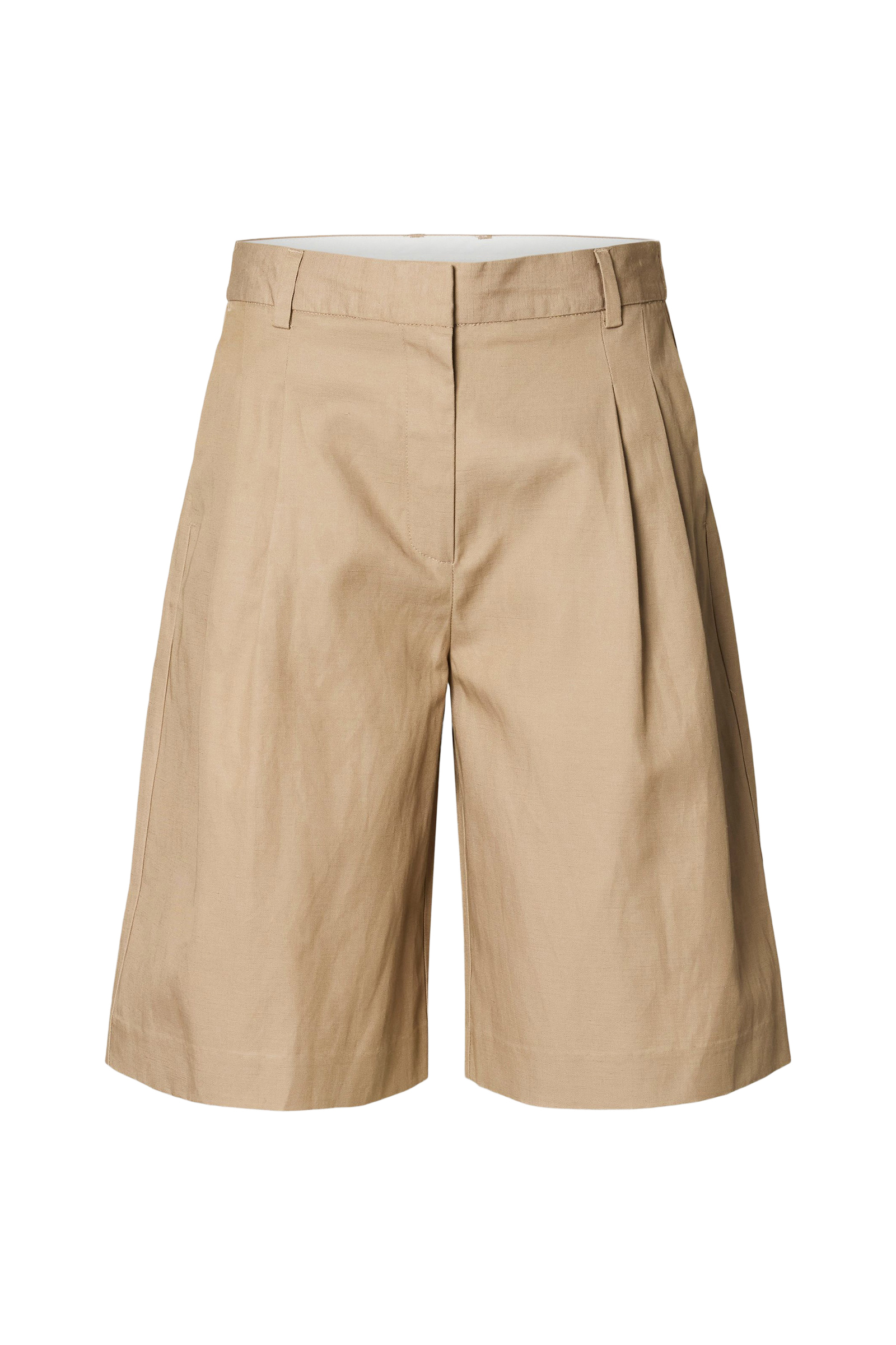 Dames short bruin
