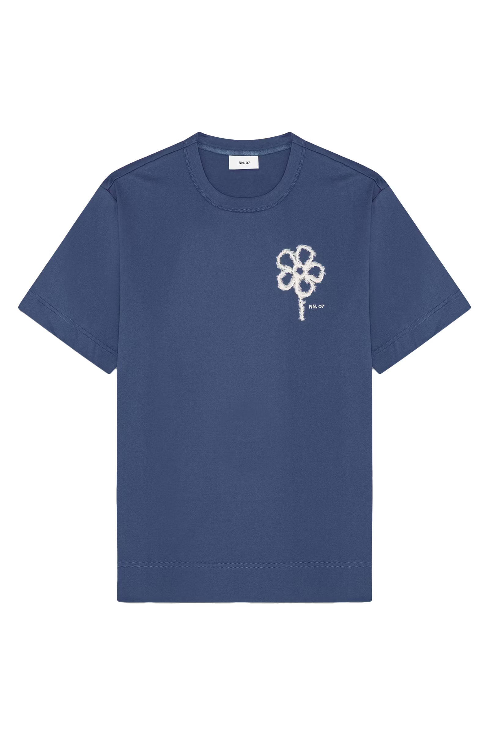 Heren t-shirt kortemouw blauw