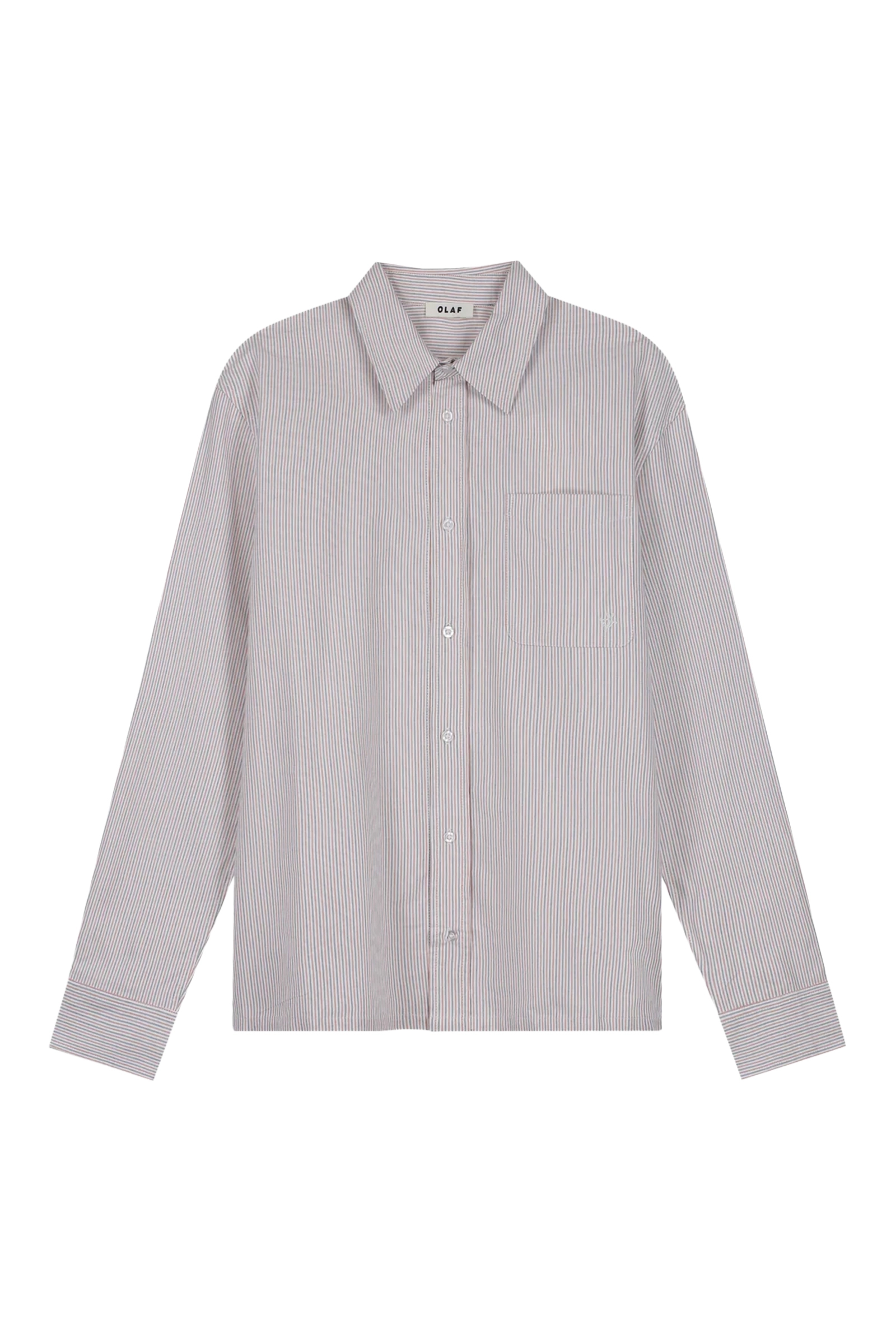 Heren overhemd lm casual wit