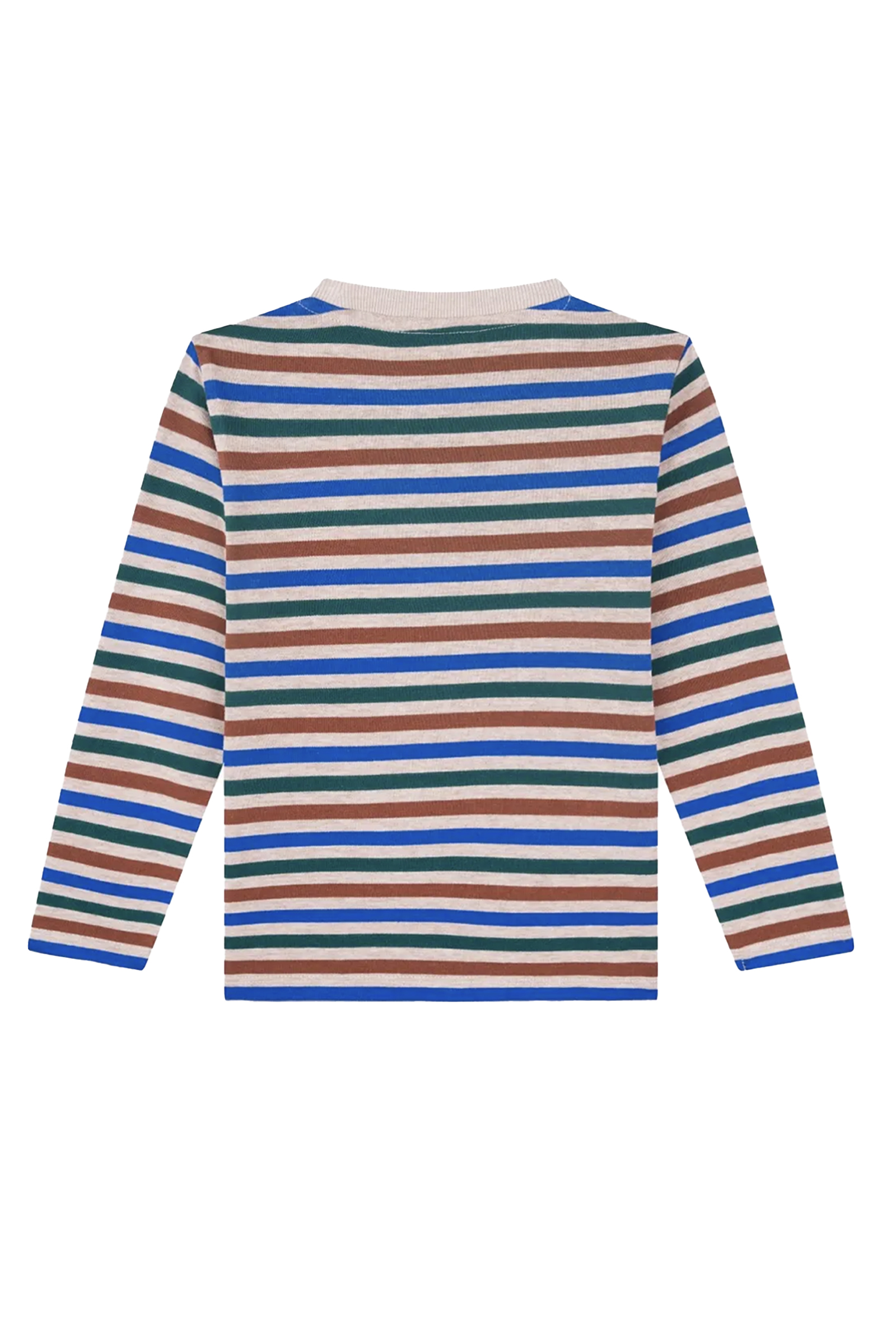 Jongens t-shirt lange mouw bruin