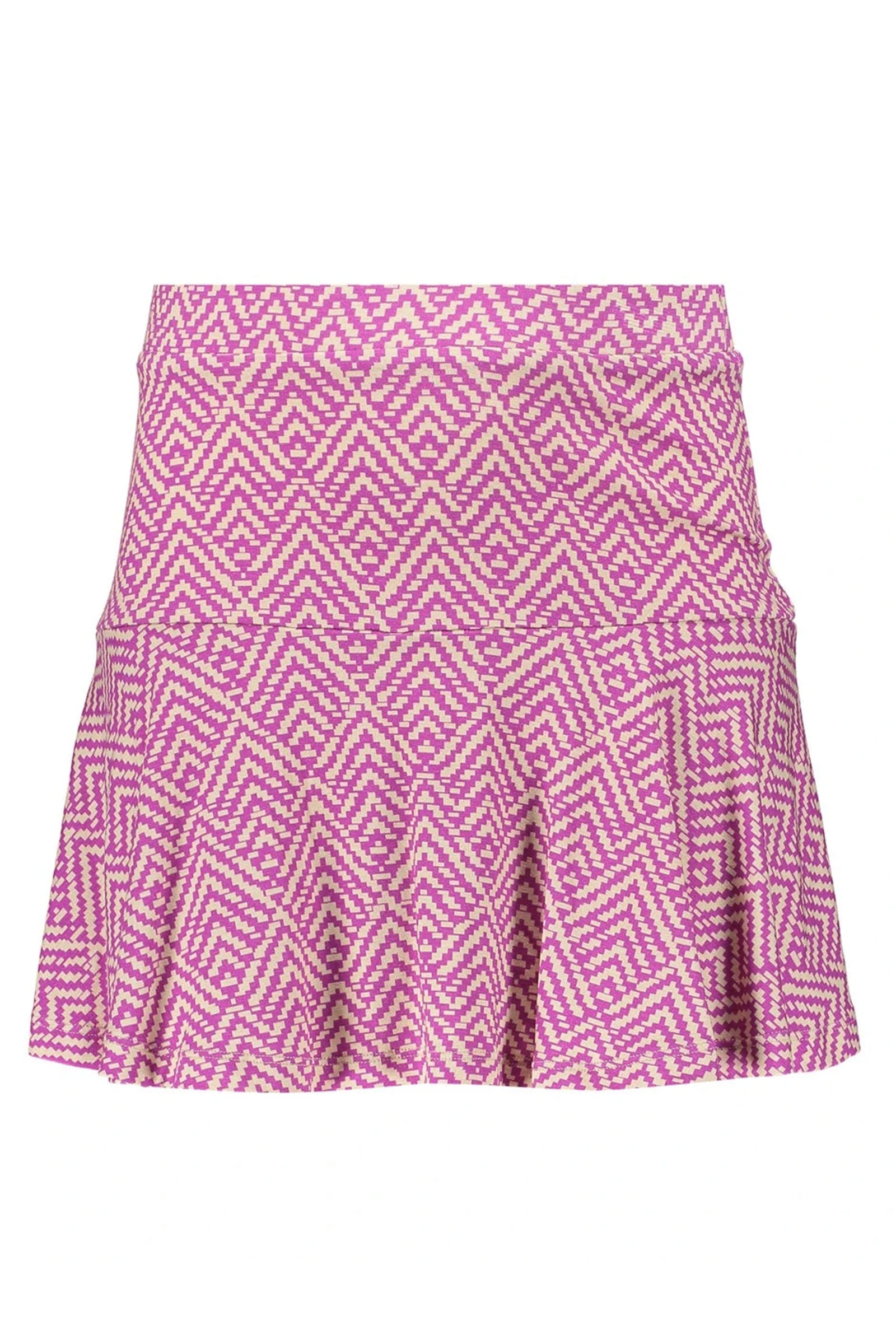 Geisha Skort AOP Paars-1 1