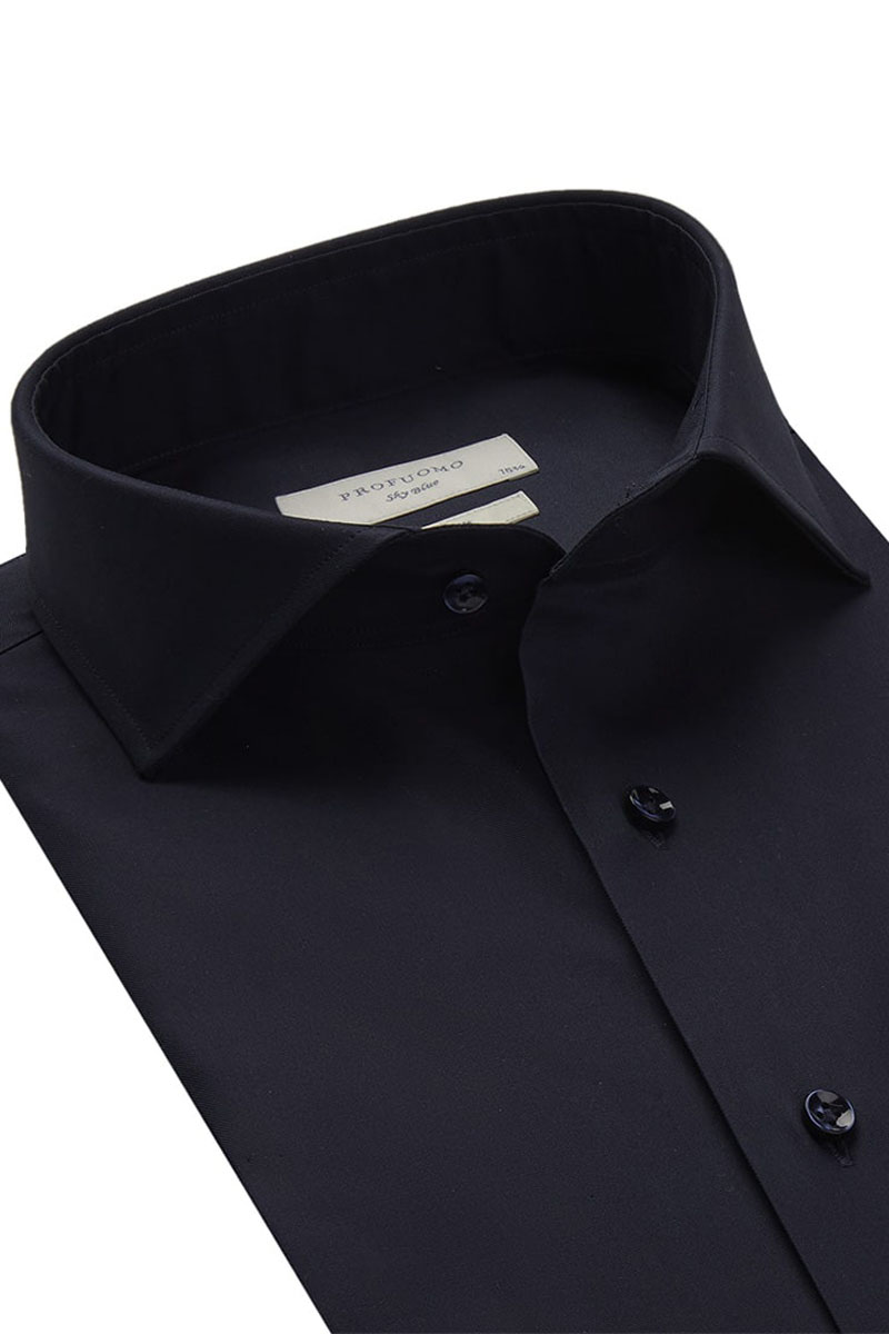 Heren overhemd lm casual blauw