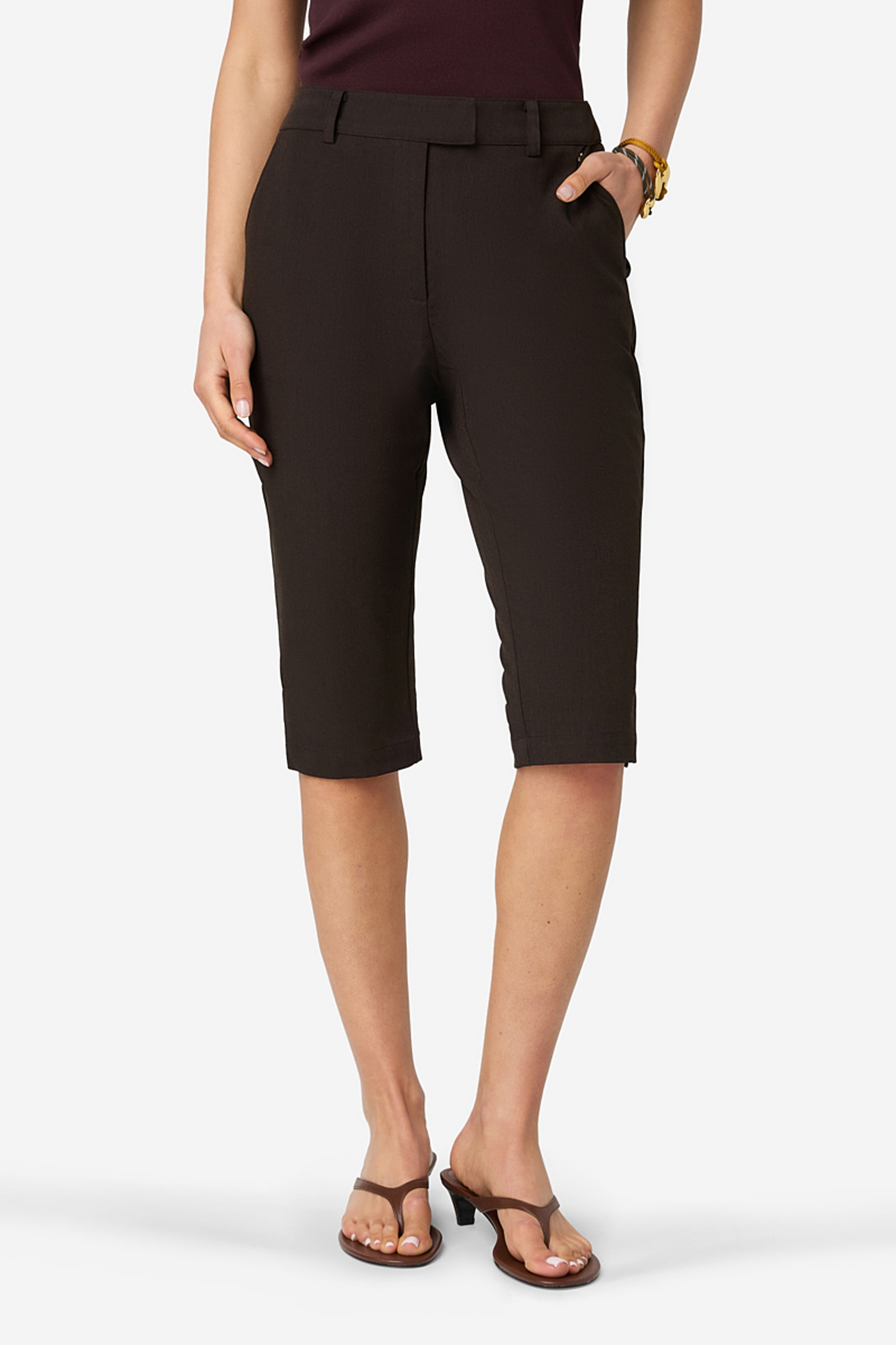 Dames broek bruin